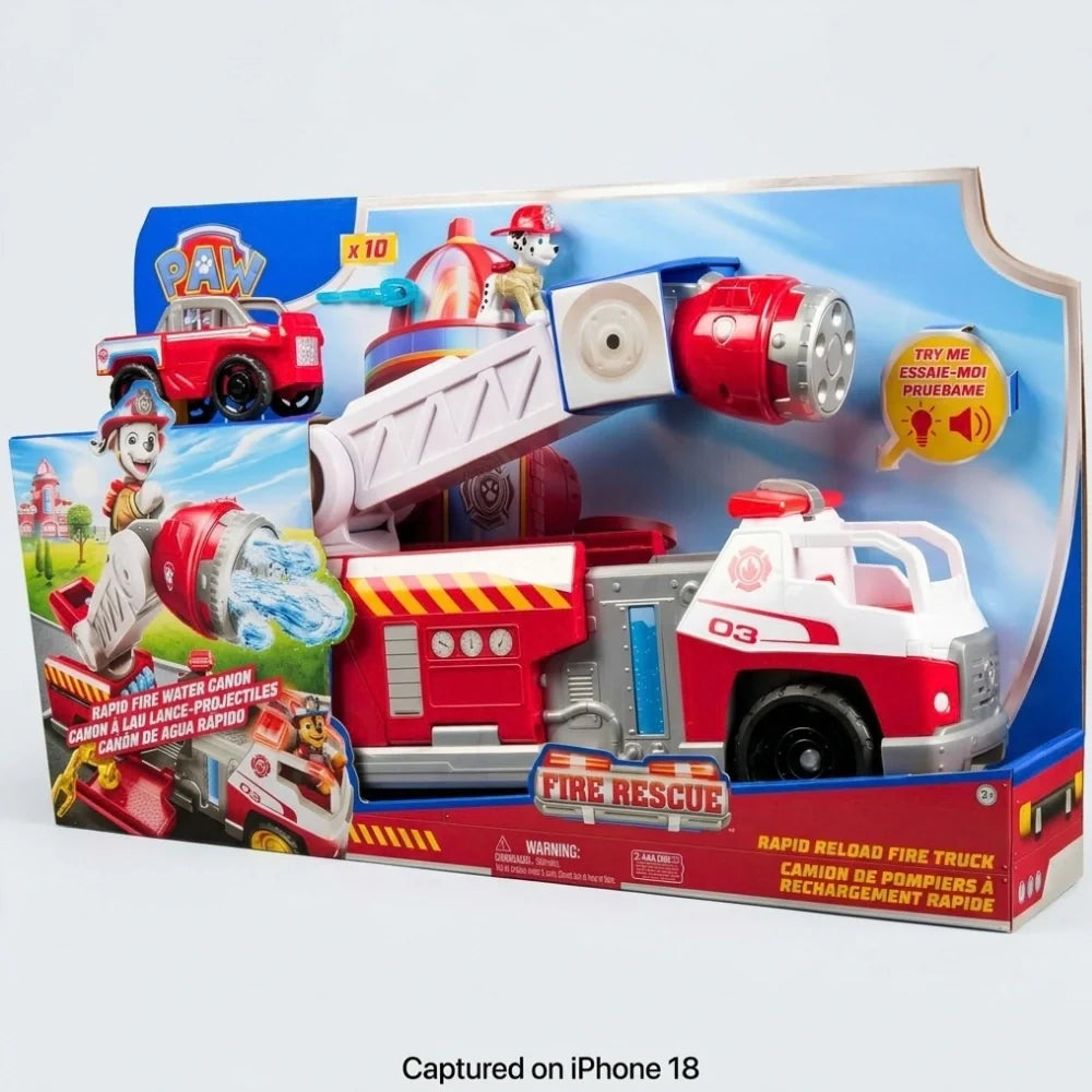 Camion dei pompieri Marshall Paw Patrol Fire Rescue, idea regalo di Natale dai 3 anni