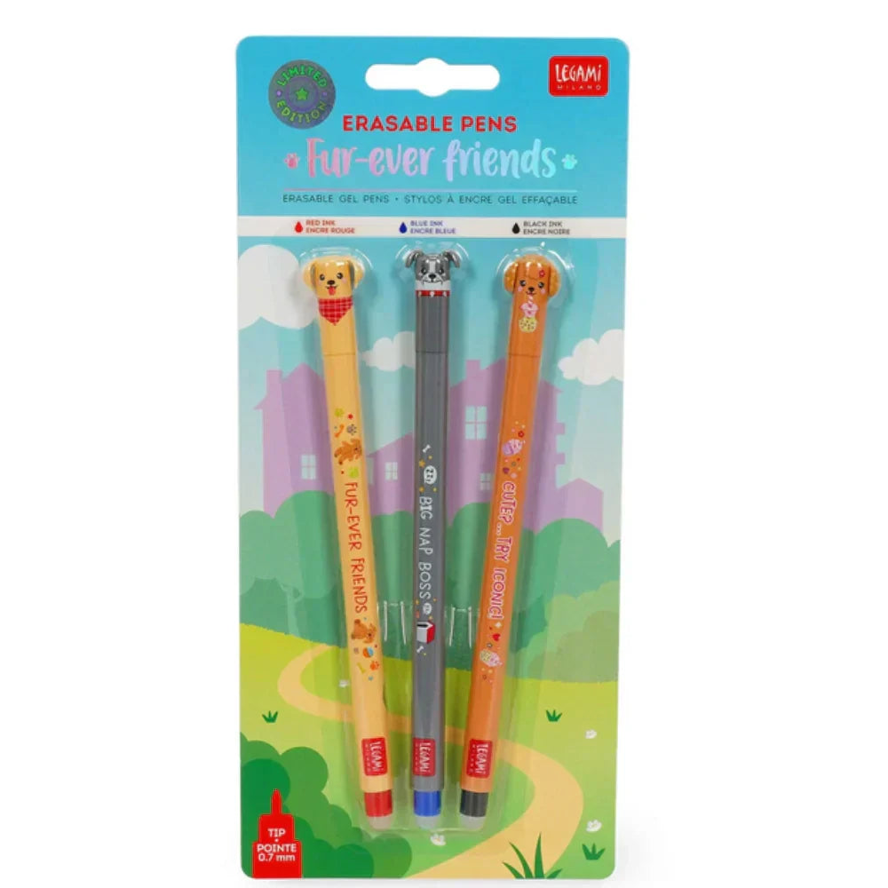 🐶 Fur-ever Friends Legami: le nuove penne cancellabili con limite di 2 set per cliente