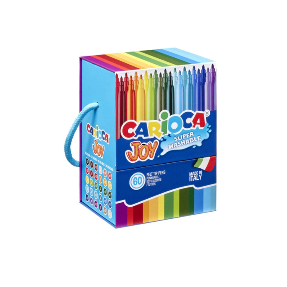 Bambino che disegna con pennarello Carioca Joy Super Washable punta fine