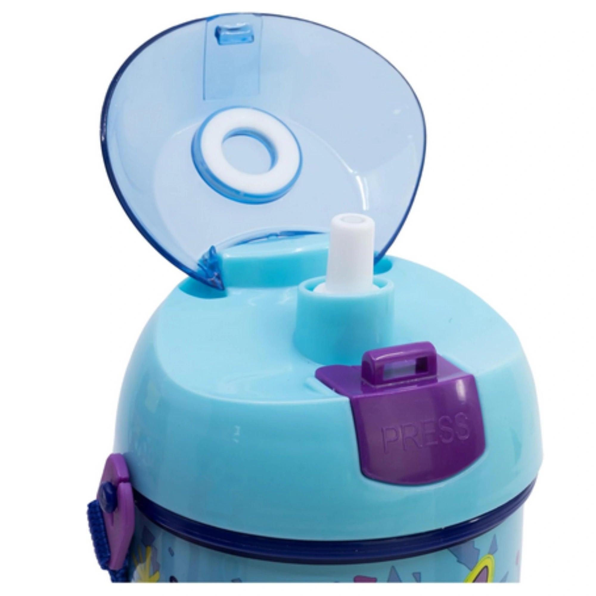 Borraccia Stitch in Plastica con Cannuccia 350ml