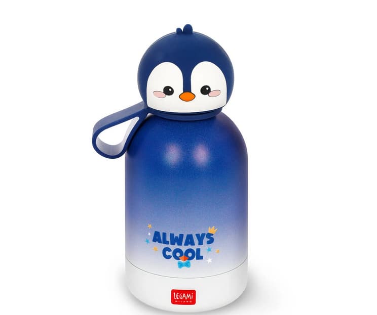 Borraccia termica pinguino legami in offerta disponibile da cartoleria claudio a giugliano in campania napoli