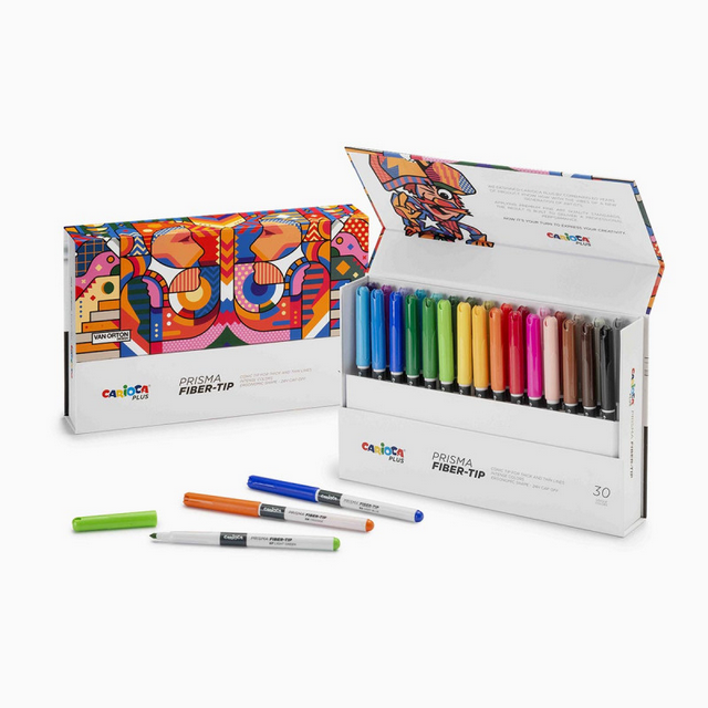 Pennarelli professionali prisma punta conica Carioca plus disponibili da cartoleria claudio a giugliano in campania napoli