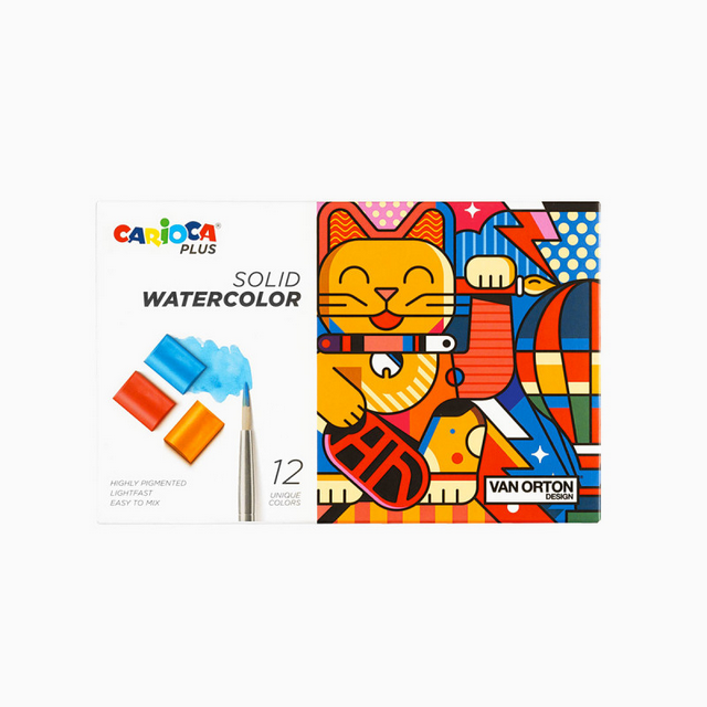 Acquerelli Solidi CARIOCA Plus Watercolor - 2 Formati Disponibili
