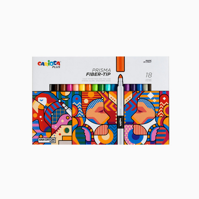 Pennarelli professionali prisma punta conica Carioca plus disponibili da cartoleria claudio a giugliano in campania napoli
