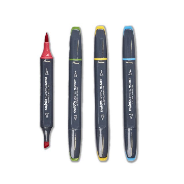 Carioca scketh marker brush doppia punta disponiblie da cartoleria claudio a giugliano napoli