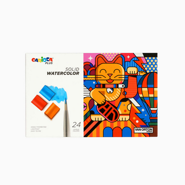 Acquerelli professionali Carioca plus 12 colori disponibli da cartoleria claudio a giugliano in campania napoli