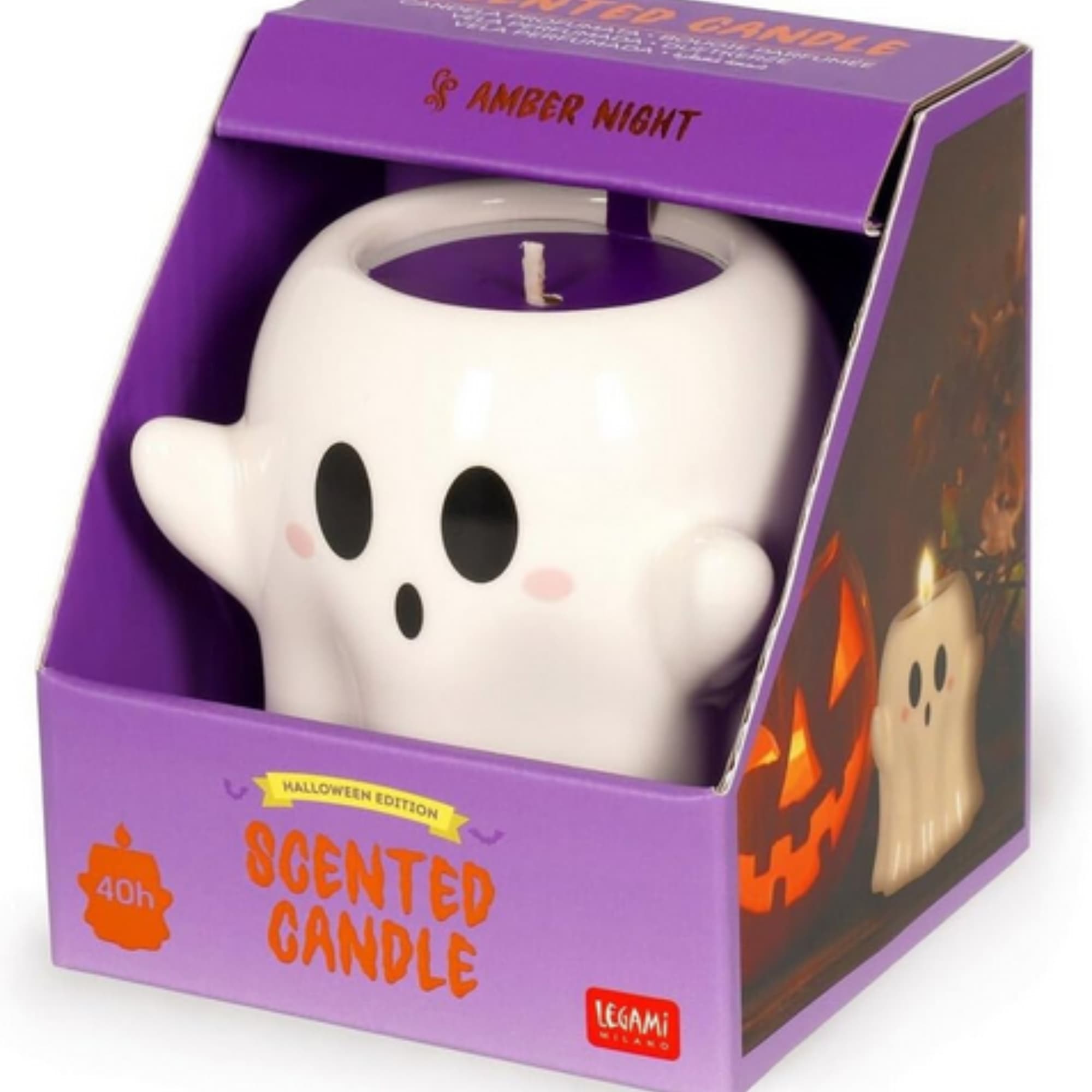 Candela profumata legami halloween edition disponile da cartoleria claudio a giugliano in campania napoli