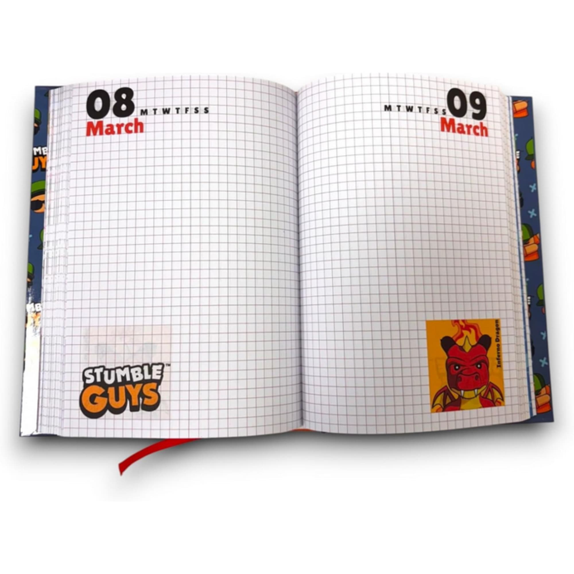 Diario Stumble Guys Ufficiale Non Datato - Maricart Diario Scuola Gaming cartoleria claudio giugliano napoli