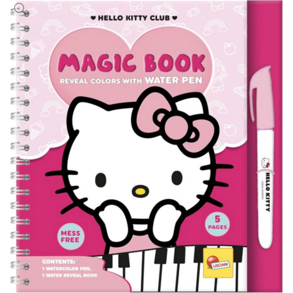 Magic Book Hello Kitty Reveal Colors - Libro Magico con Penna ad Acqua