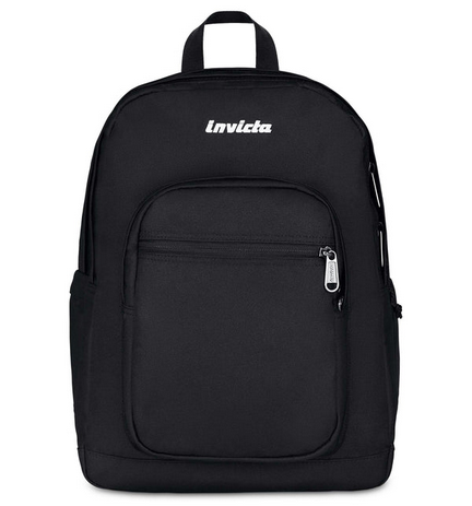 INVICTA Zaino Jelek Plain Sostenibile 34L nero cartoleria claudio giugliano in campania napoli
