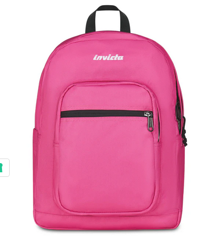 INVICTA Zaino Jelek Plain Sostenibile 34L rosa cartoleria claudio giugliano in campania napoli