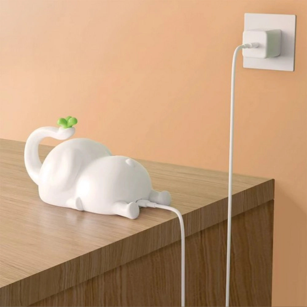 Lampada in Silicone Olli Chibi Friends Elefante - Luce Notturna Ricaricabile
