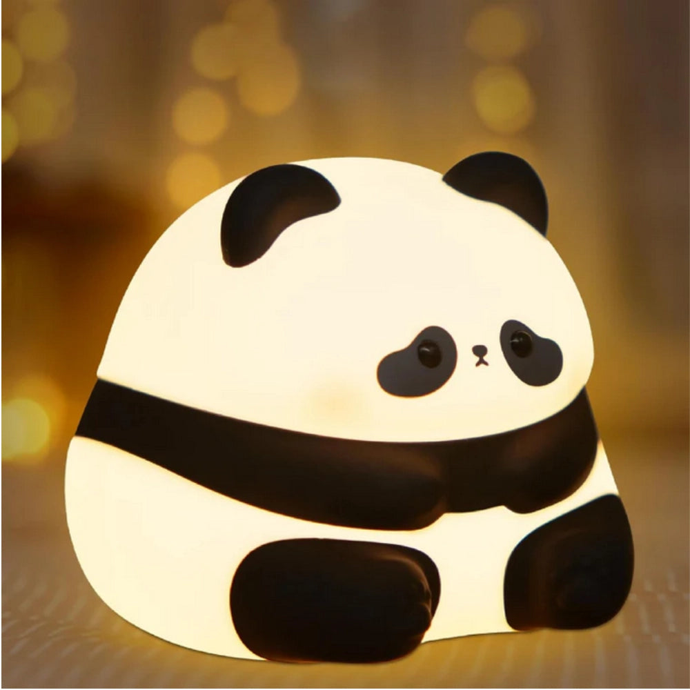 luce da compagnia olli panda in morbido silicone disponibile da cartoleria claudio