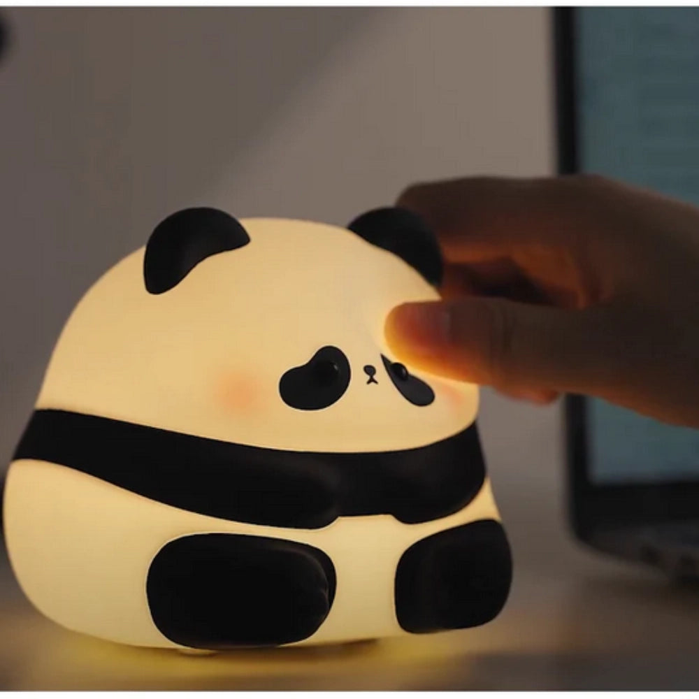 luce da compagnia olli panda in morbido silicone disponibile da cartoleria claudio