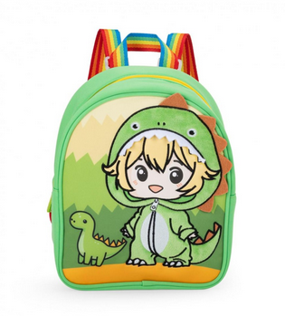 Mini Zaino Asilo Dino Verde Kawaii Franco Cosimo Panini