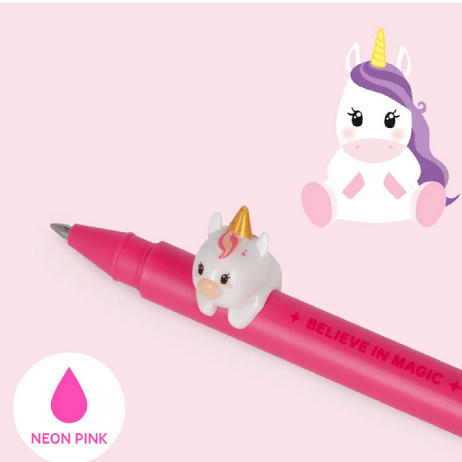 Penna gel colore rosa lovely Legami unicorno cartoleria claudio giugliano in campania napoli