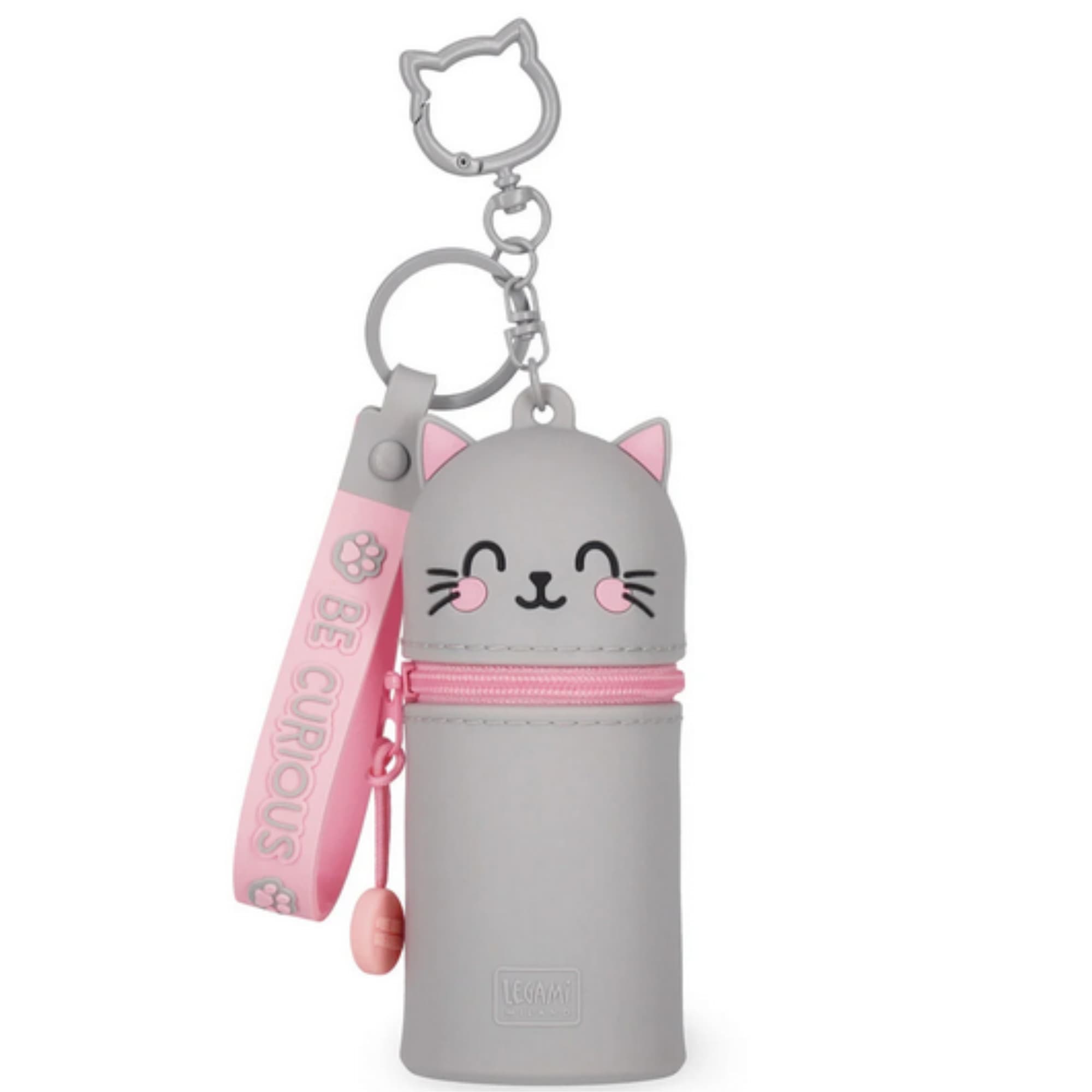 Portamonete con Portachiavi Mini Kawaii Legami gattino kitty disponibile da cartoleria claudio a giugliano in campania a napoli