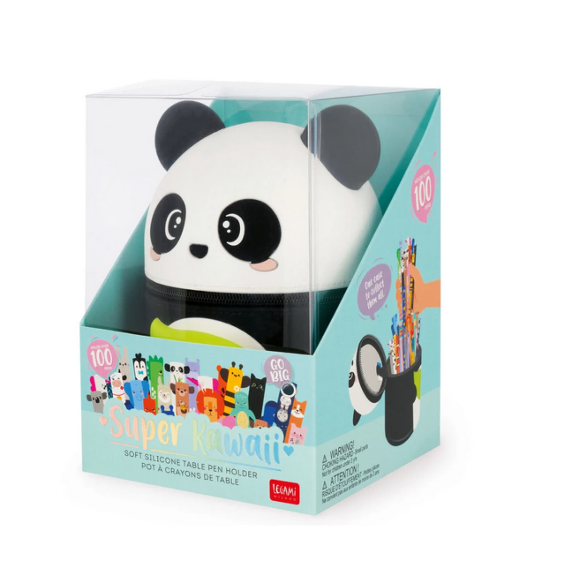 Portapenne da Tavolo Legami Super Kawaii - Organizer Scrivania Panda disponibile da cartoleria claudio a giugliano in campania a napoli