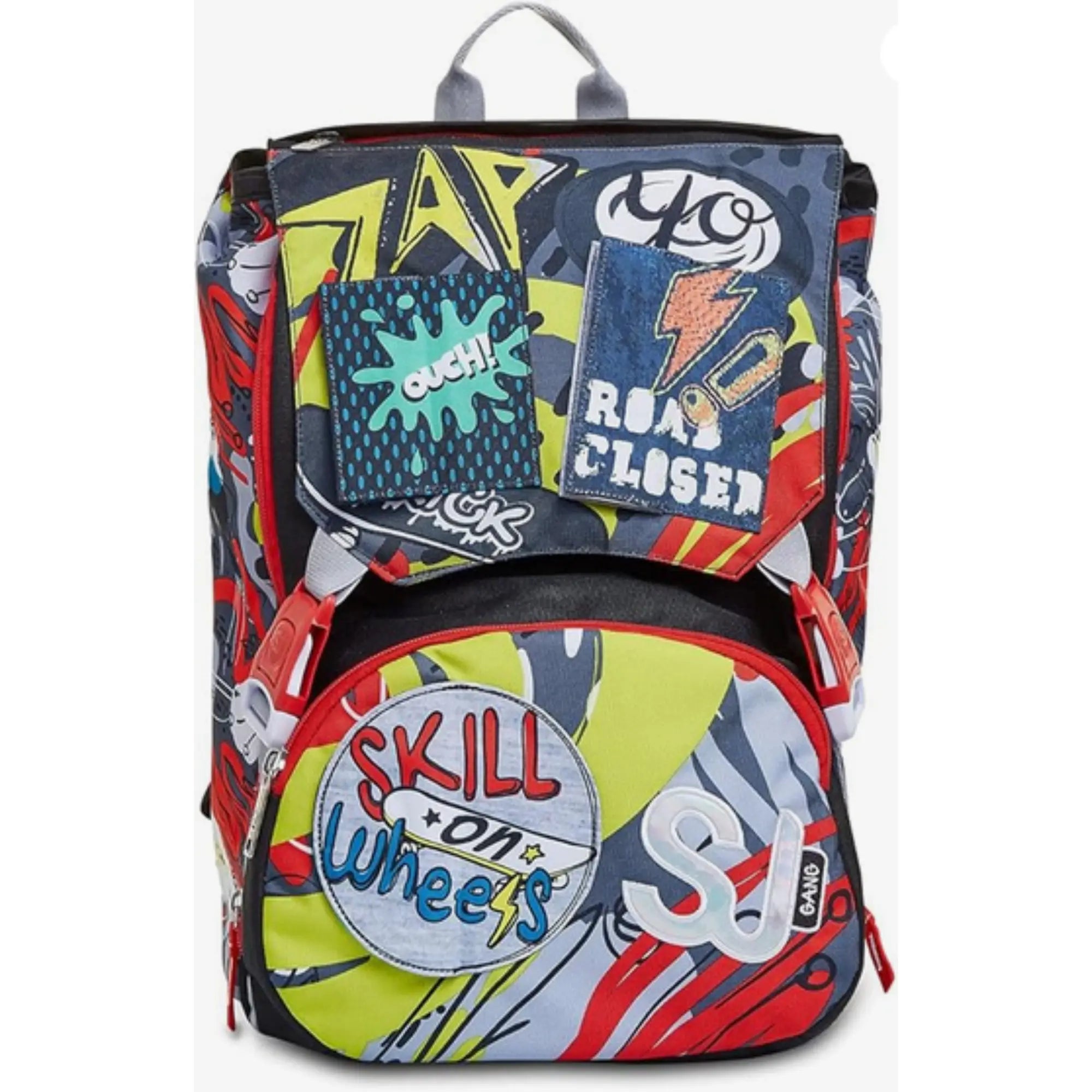 Zaino Estensibile Big SJ Gang Facce New Boy - Qualità Seven - In Offerta
