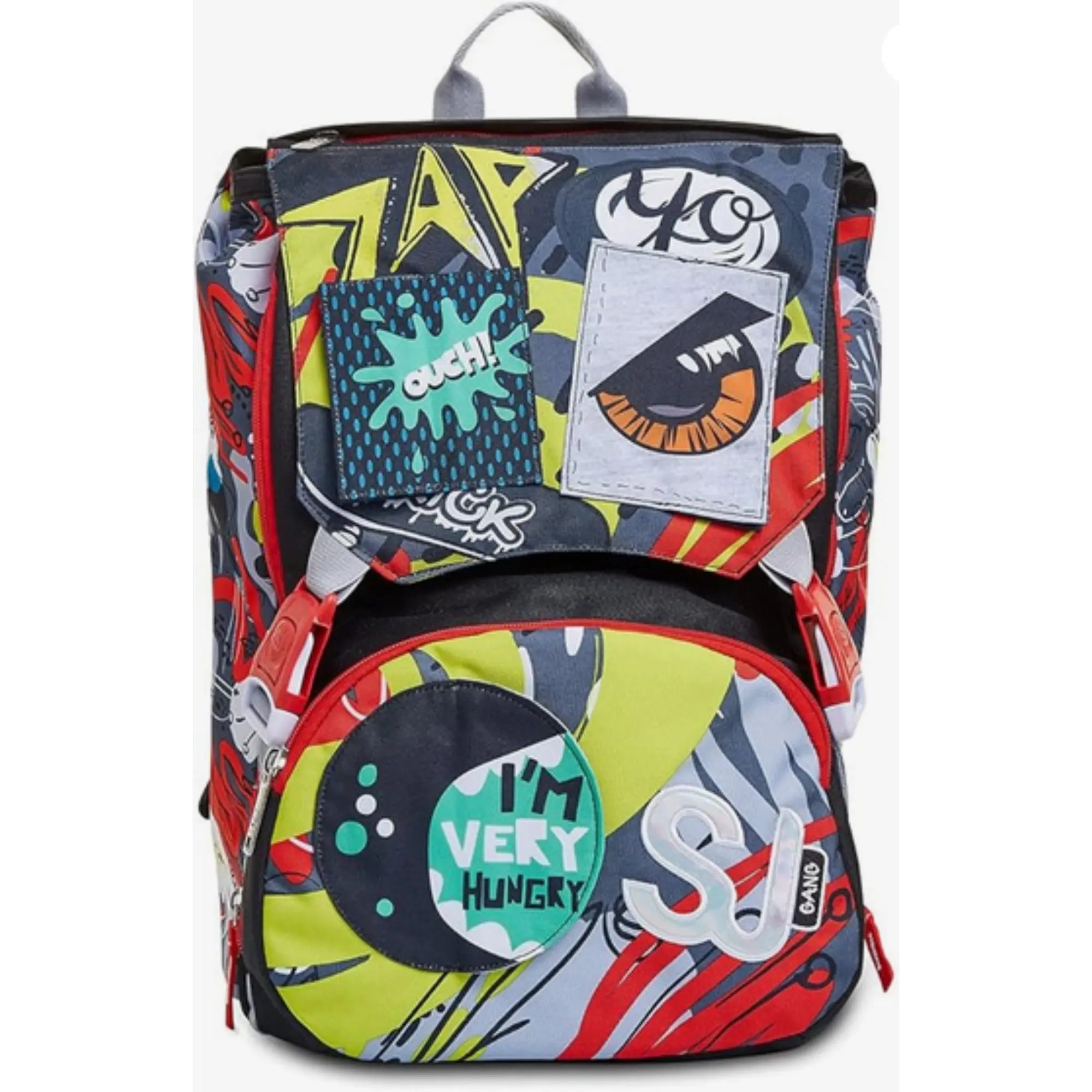 Zaino Estensibile Big SJ Gang Facce New Boy - Qualità Seven - In Offerta
