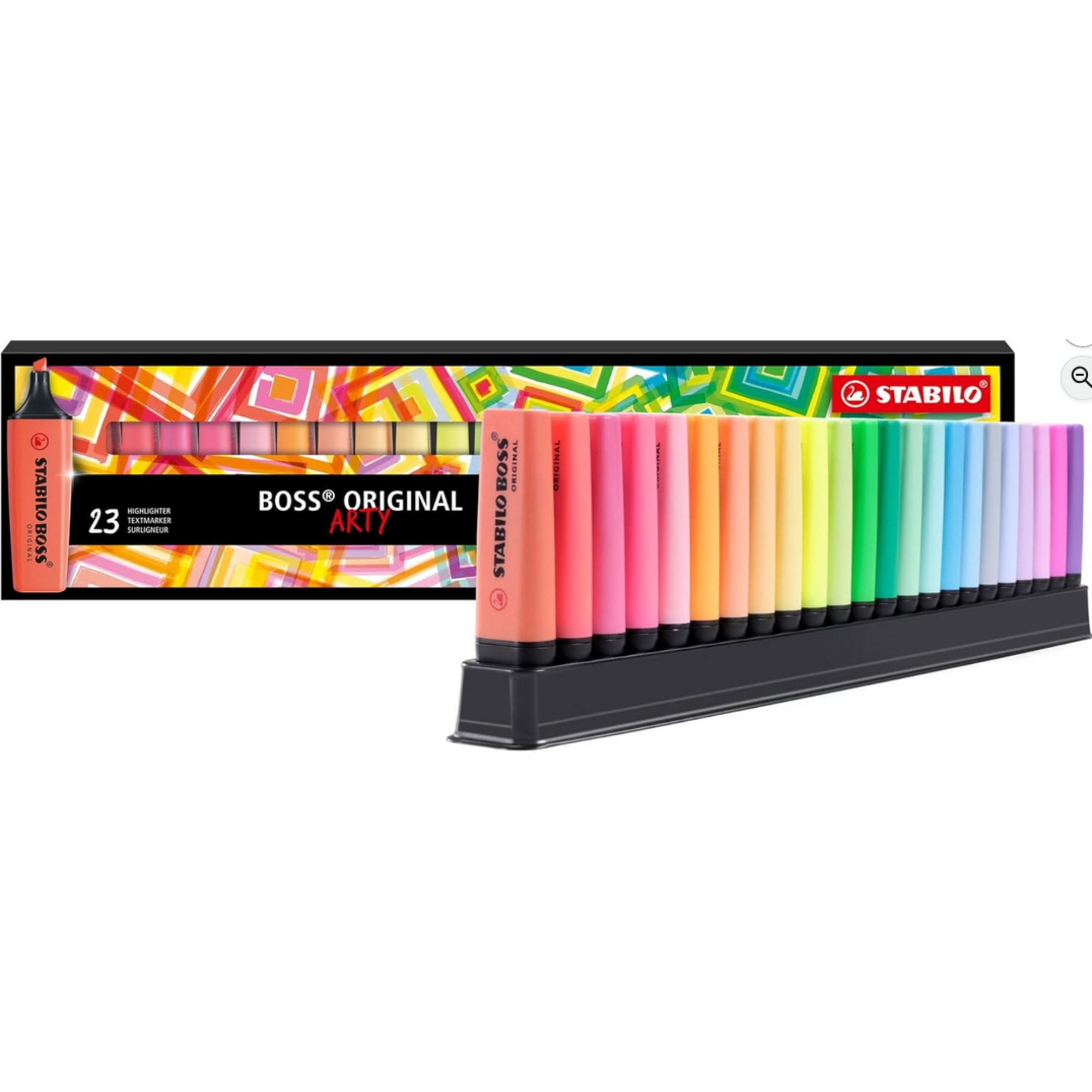 EVIDENZIATORI STABILO BOSS DESK SET 23 COLORI