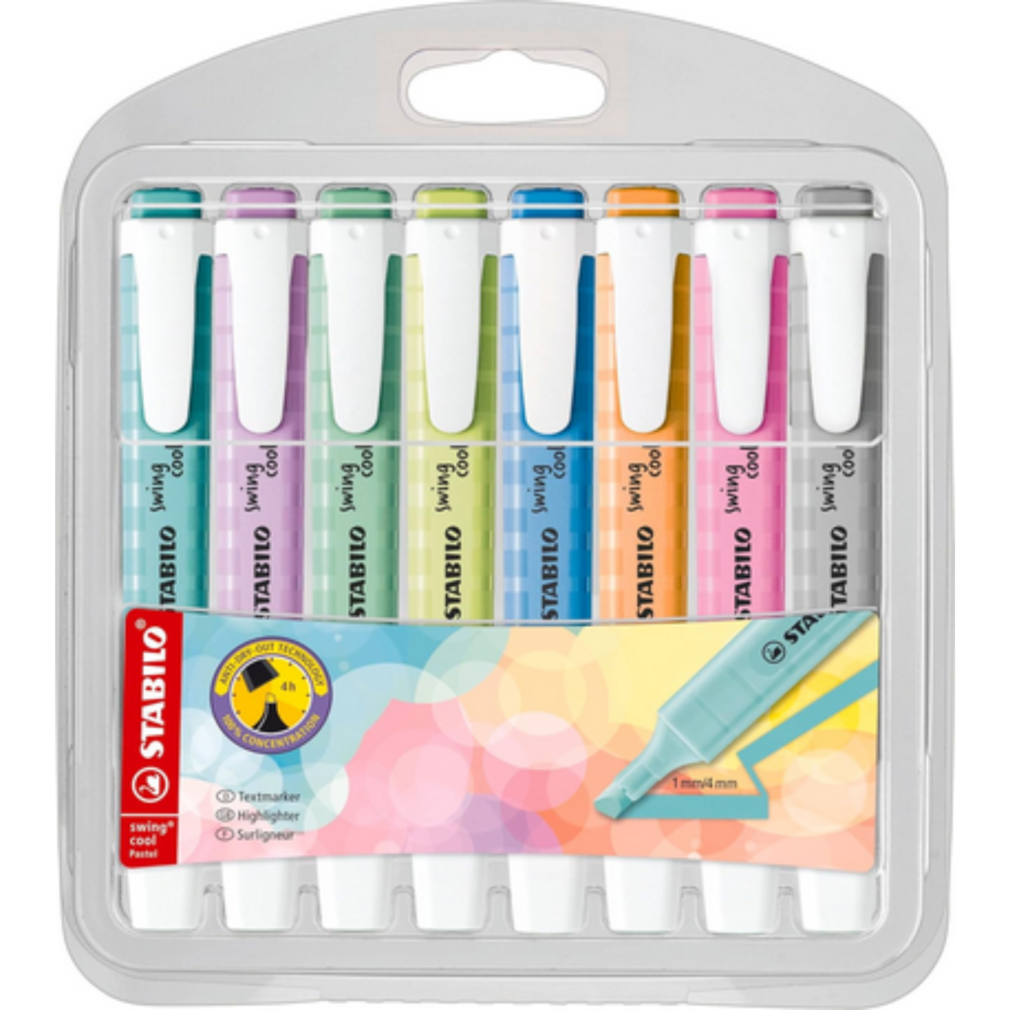 STABILO swing cool Pastel - Evidenziatore ASTUCCIO