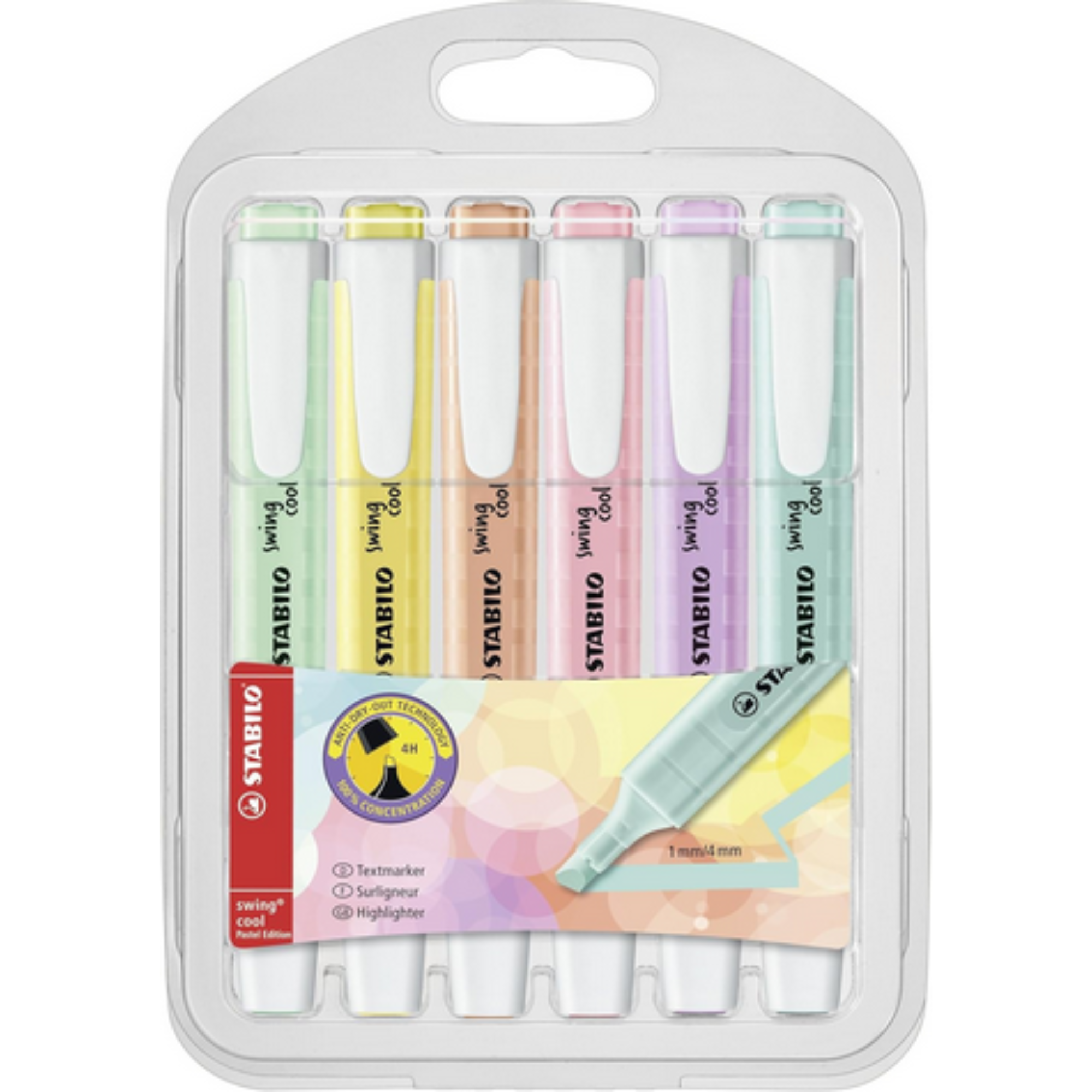STABILO swing cool Pastel - Evidenziatore ASTUCCIO