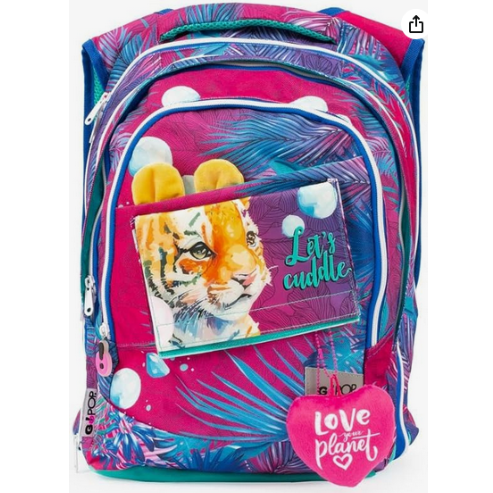 GO POP Zaino Sweet Jungle Estensibile by Giochi Preziosi