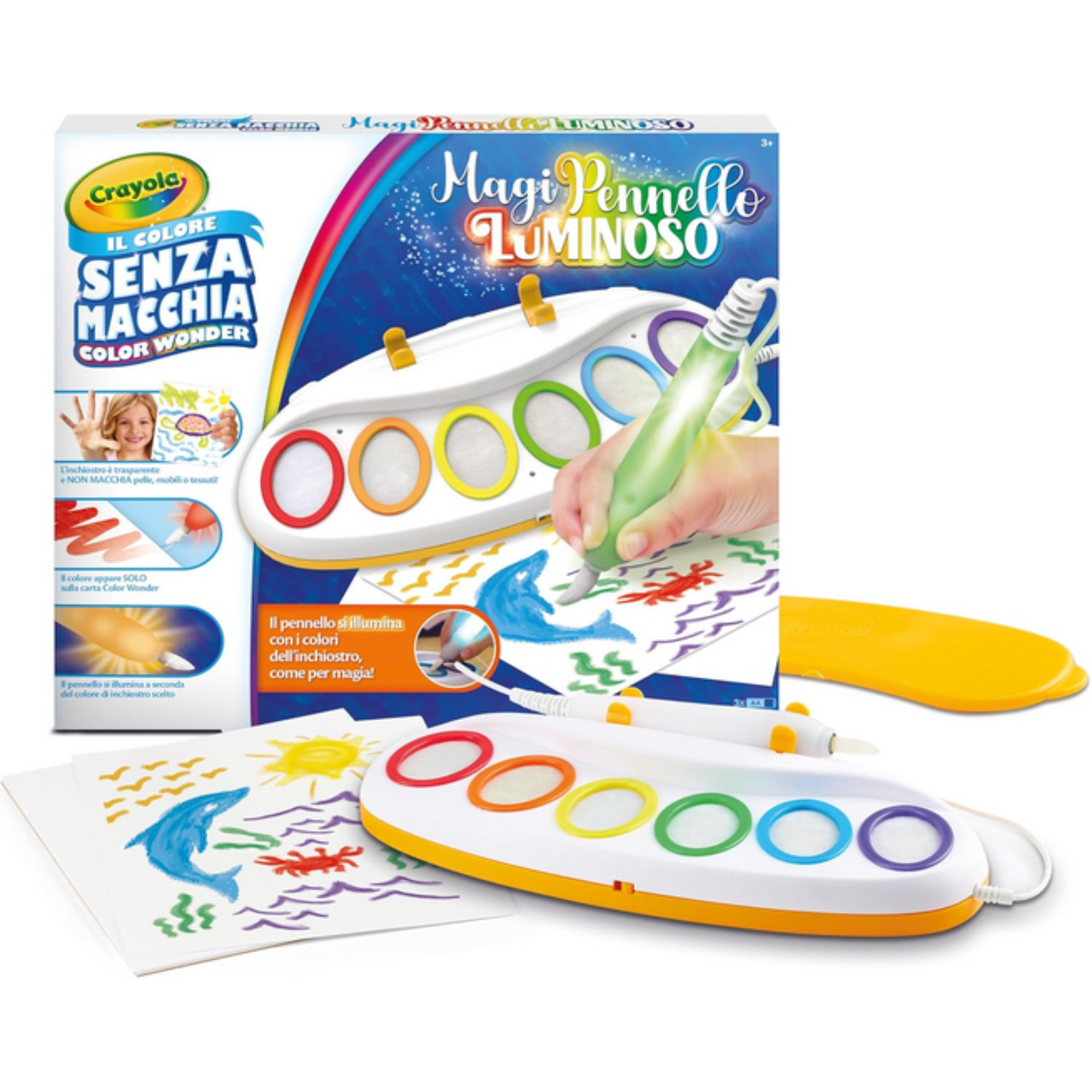 Color Wonder Magipennello Luminoso - Magic Light Brush Crayola