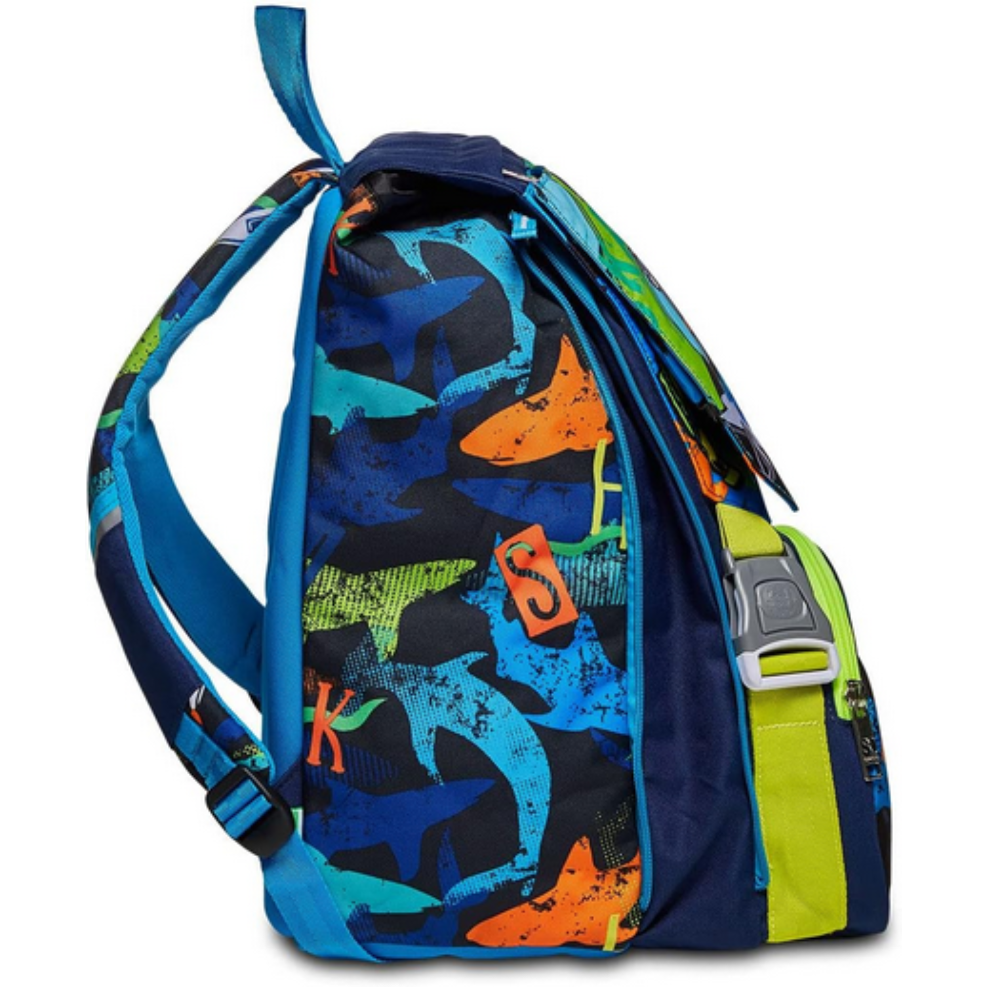 Zaino Estensibile Big SJ Gang Flip System Squalo 3D Boy - Qualità Seven - In Offerta