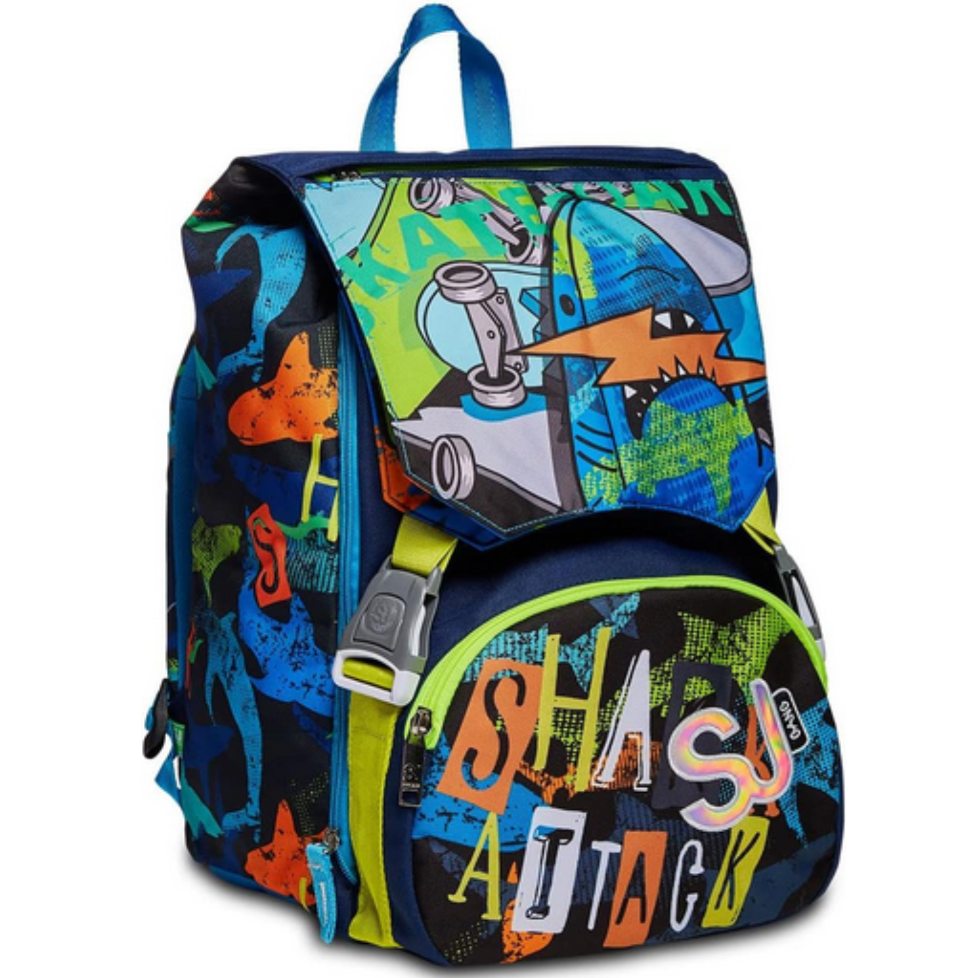 Zaino Estensibile Big SJ Gang Flip System Squalo 3D Boy - Qualità Seven - In Offerta