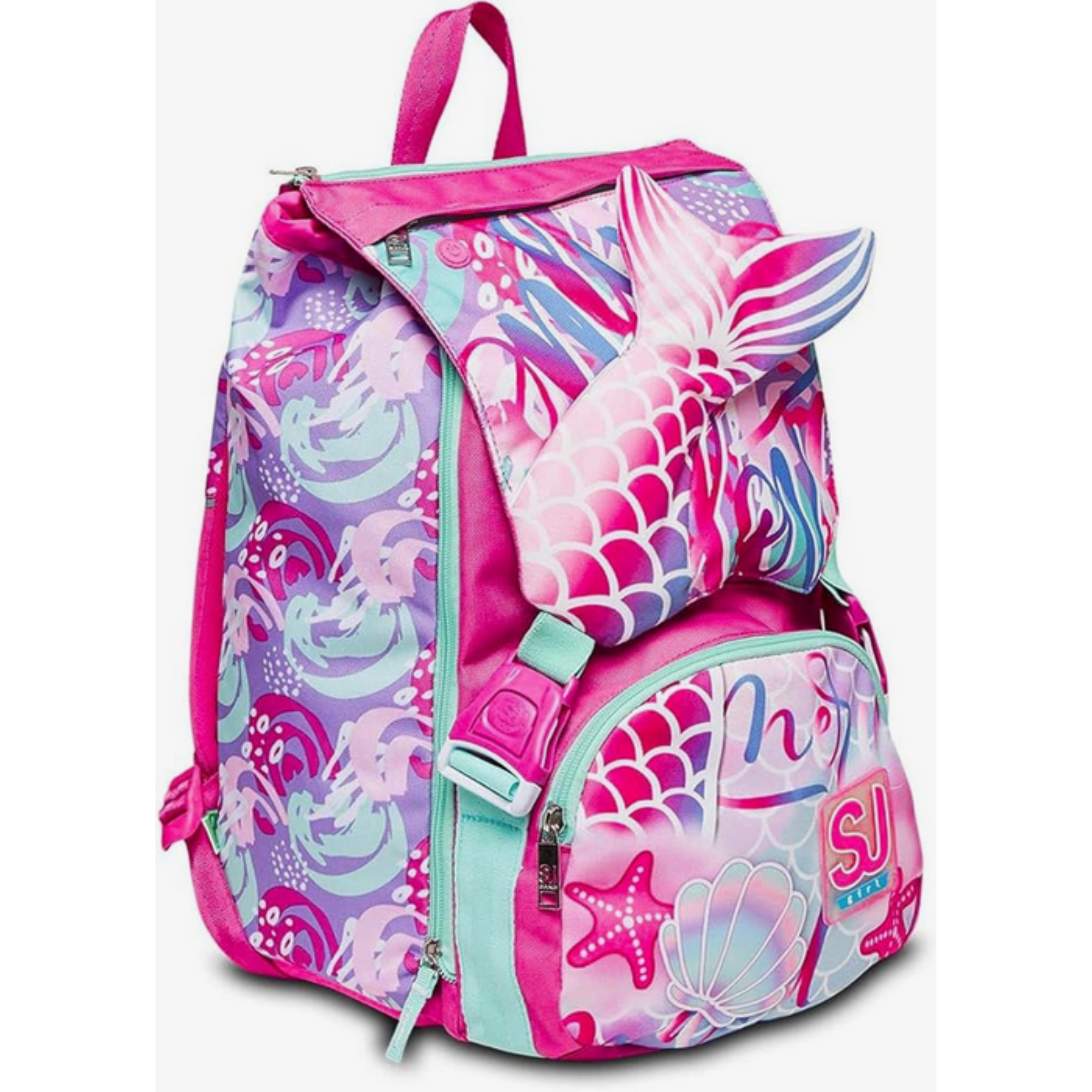 Zaino Sdoppiabile SJ Girl Sea Beauty con Coda di Sirena - Qualità Seven - In Offerta