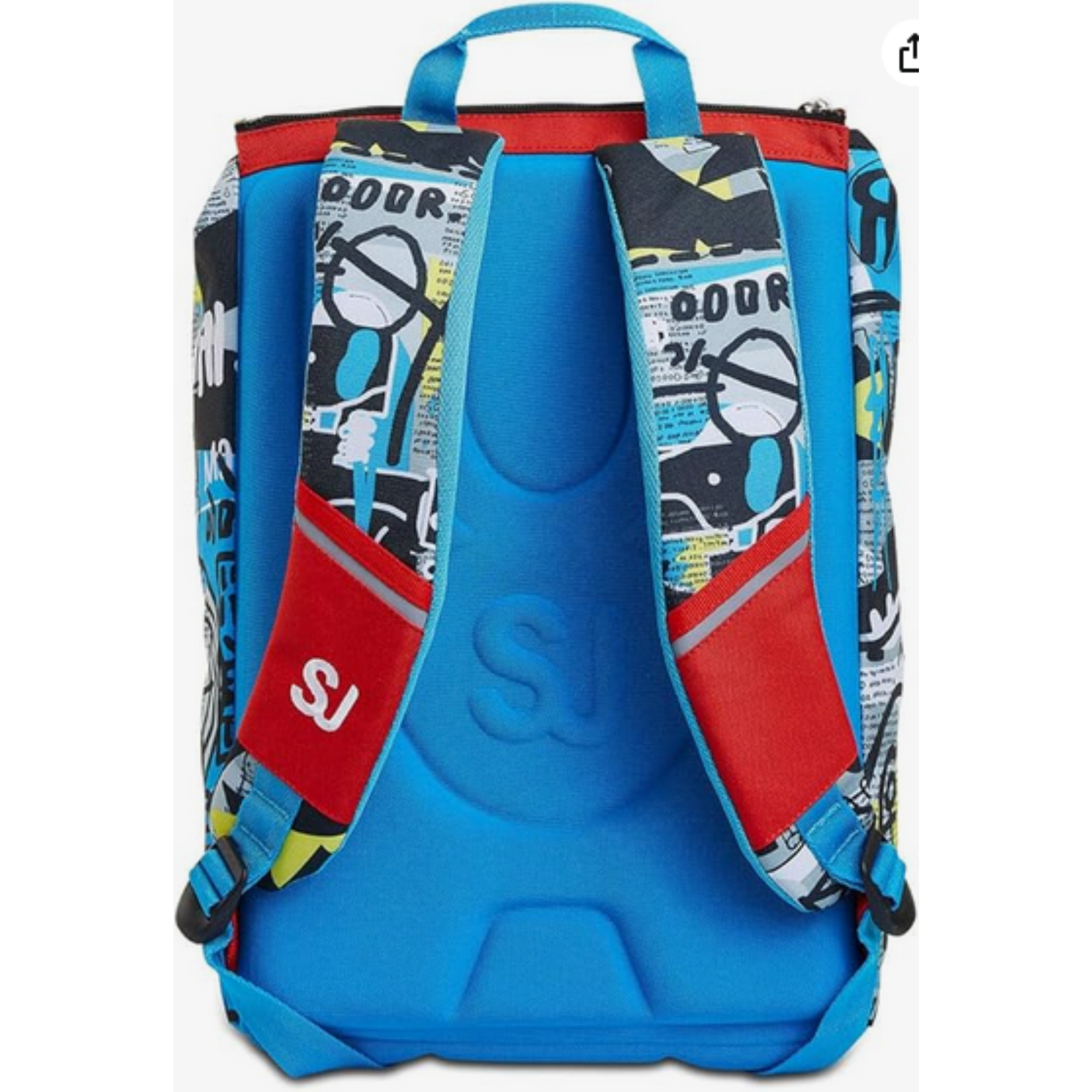 Zaino Estensibile Big SJ Gang Facce Boy - Qualità Seven - In Offerta