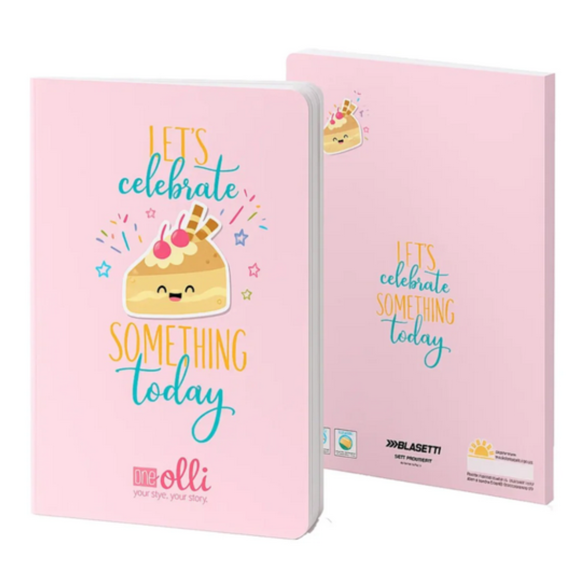 Maxi Quaderno Spillato Olli X One Color Funny Friends A4 - Rigatura miste