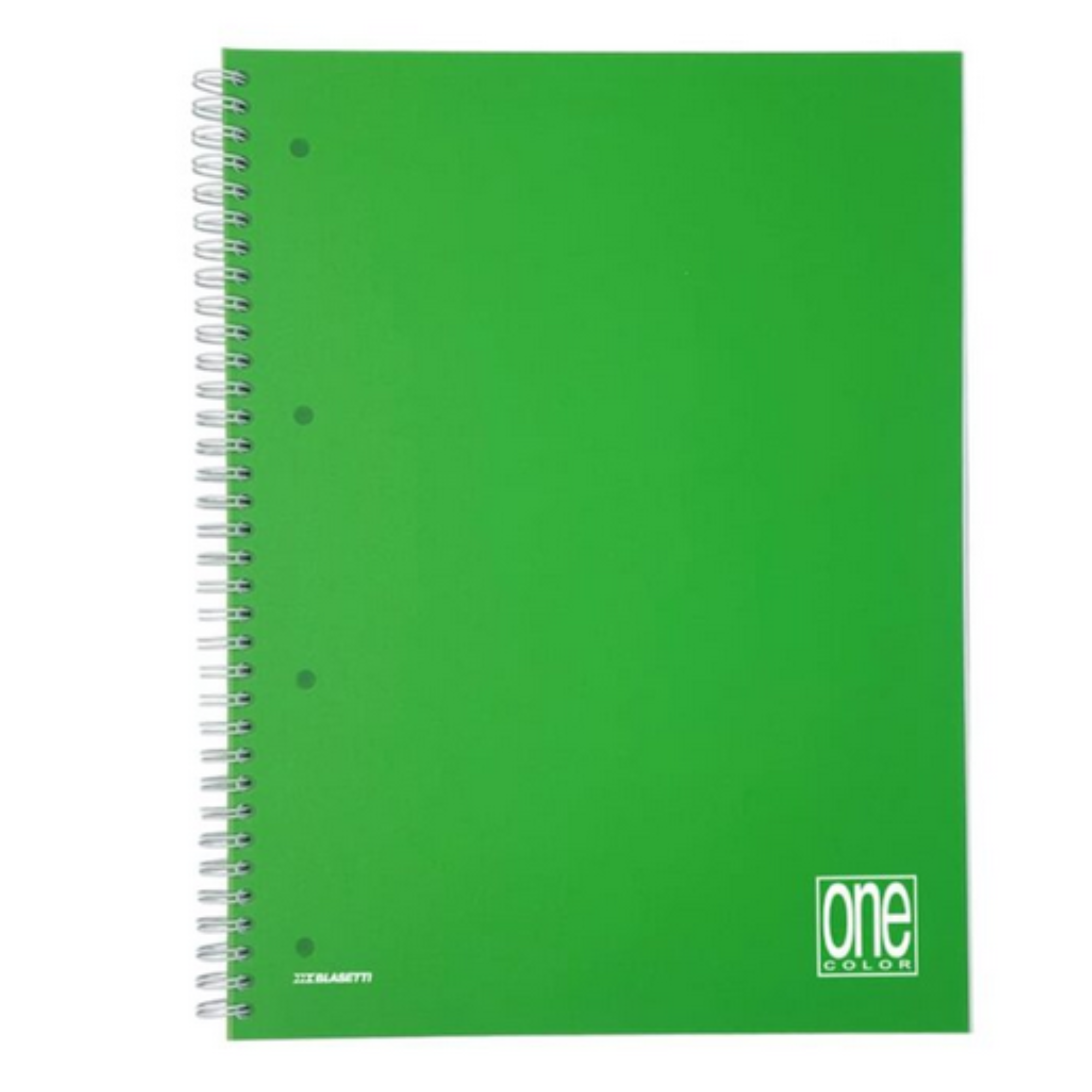 Quaderno Spirale A4 quadretti 5mm One Color con Copertina in Plastica - 60 Fogli