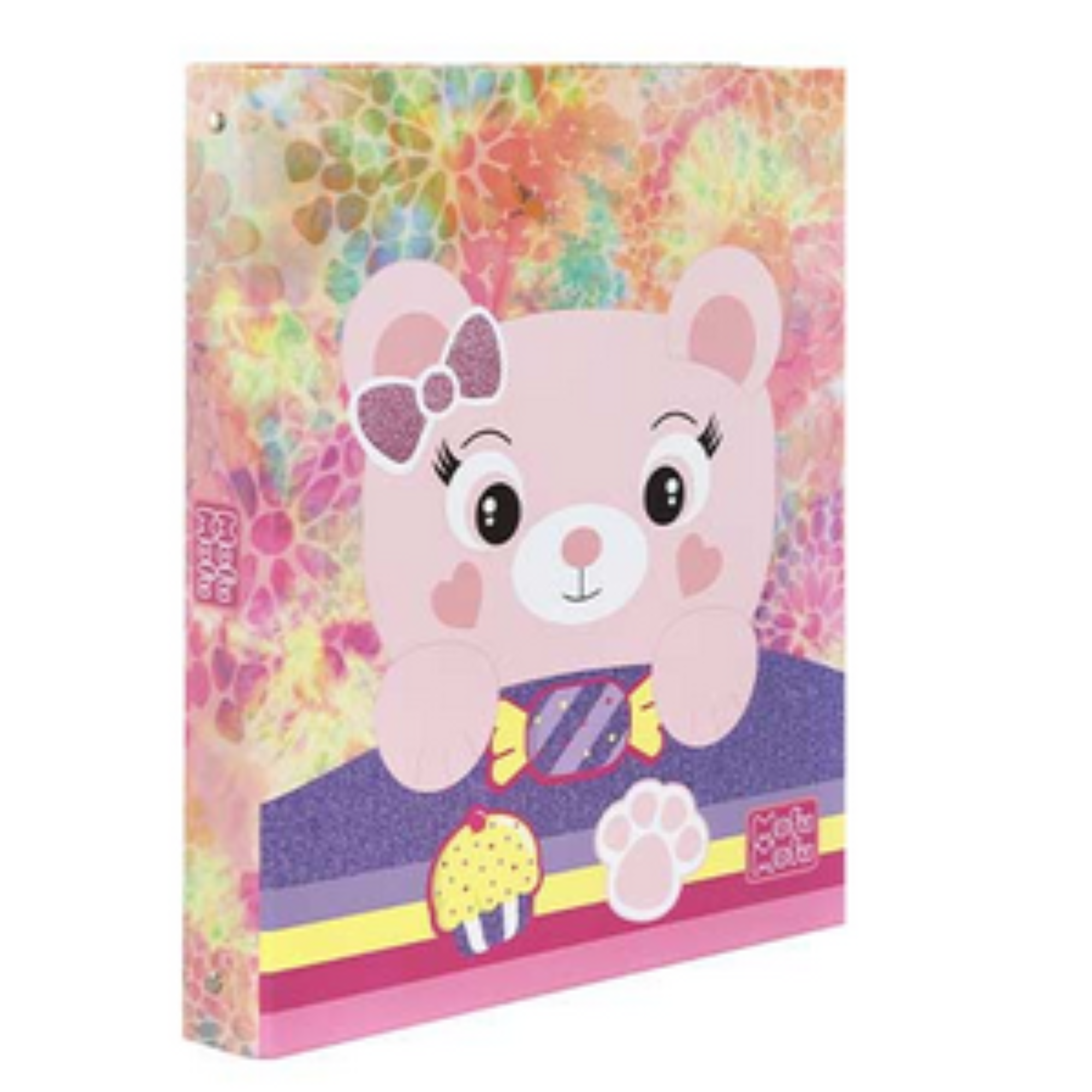 Raccoglitore 4 Anelli Mofu Mofu - 2 Varianti Disponibili - Orsetto e Unicorno