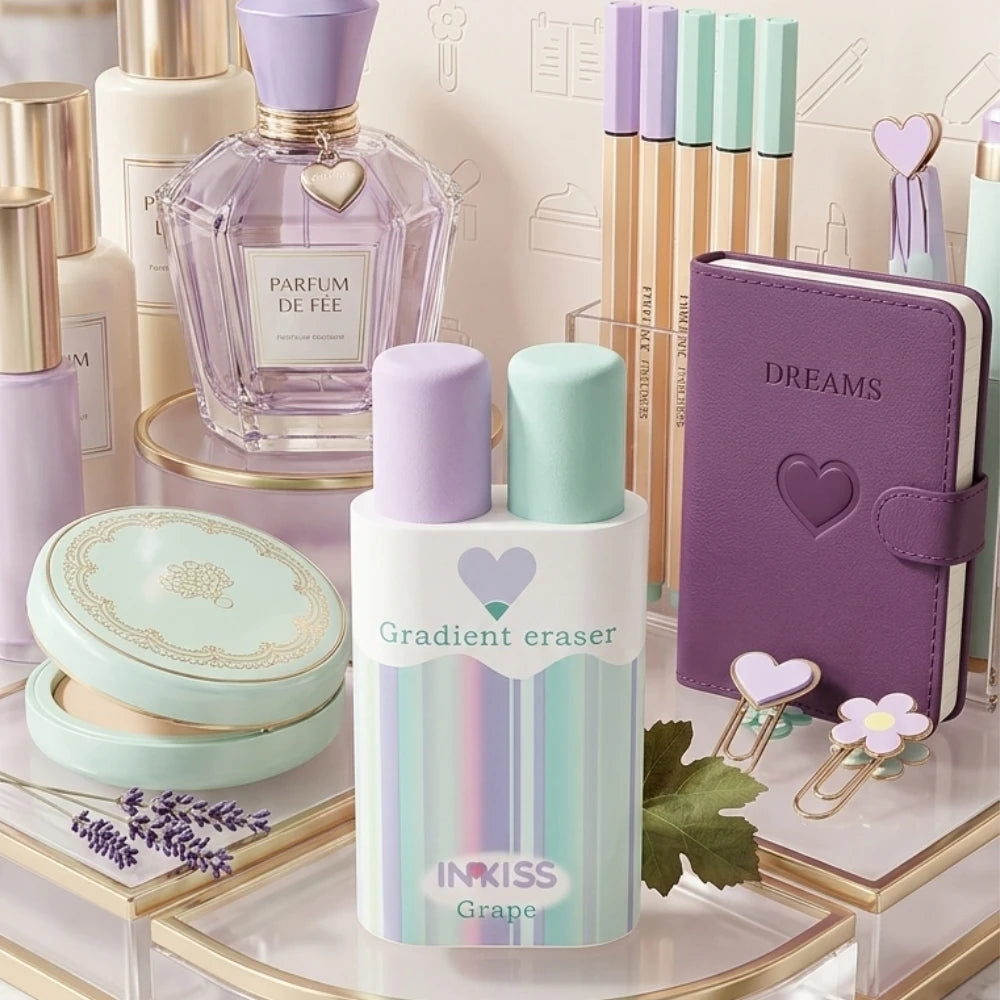 INKISS Confezione 2 Gomme Profumate Uva | Make-Up Your Desk