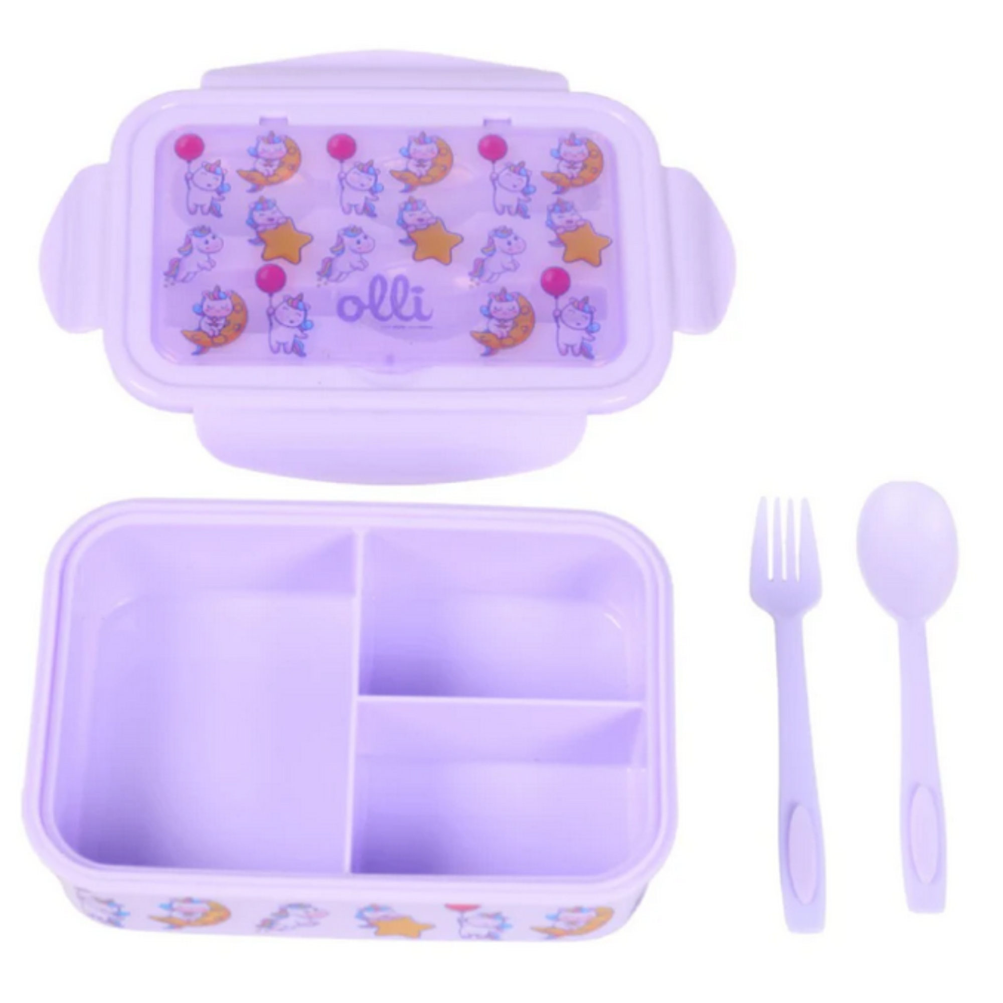Porta Pranzo Con Posate Unicorn Olli Kids