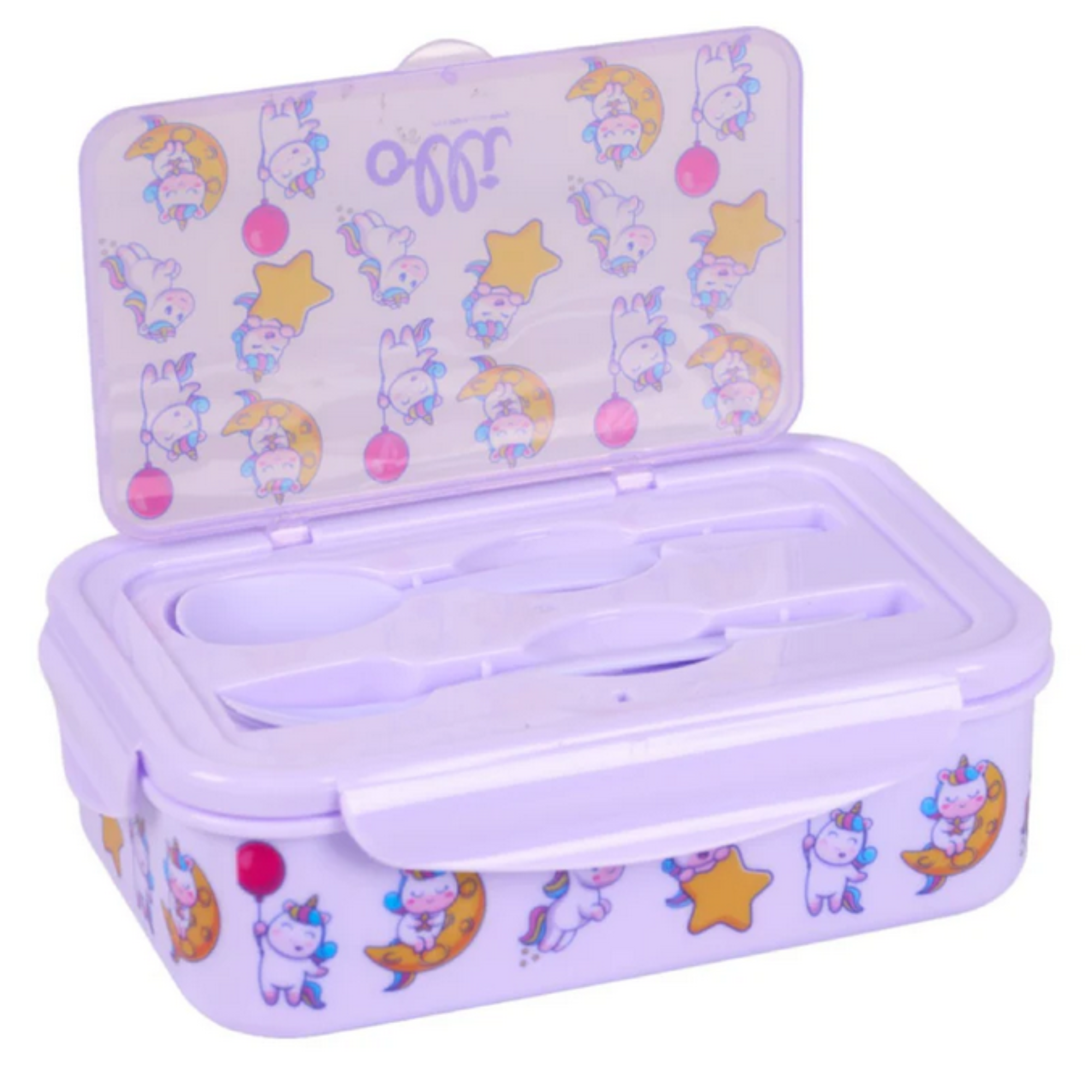 Porta Pranzo Con Posate Unicorn Olli Kids