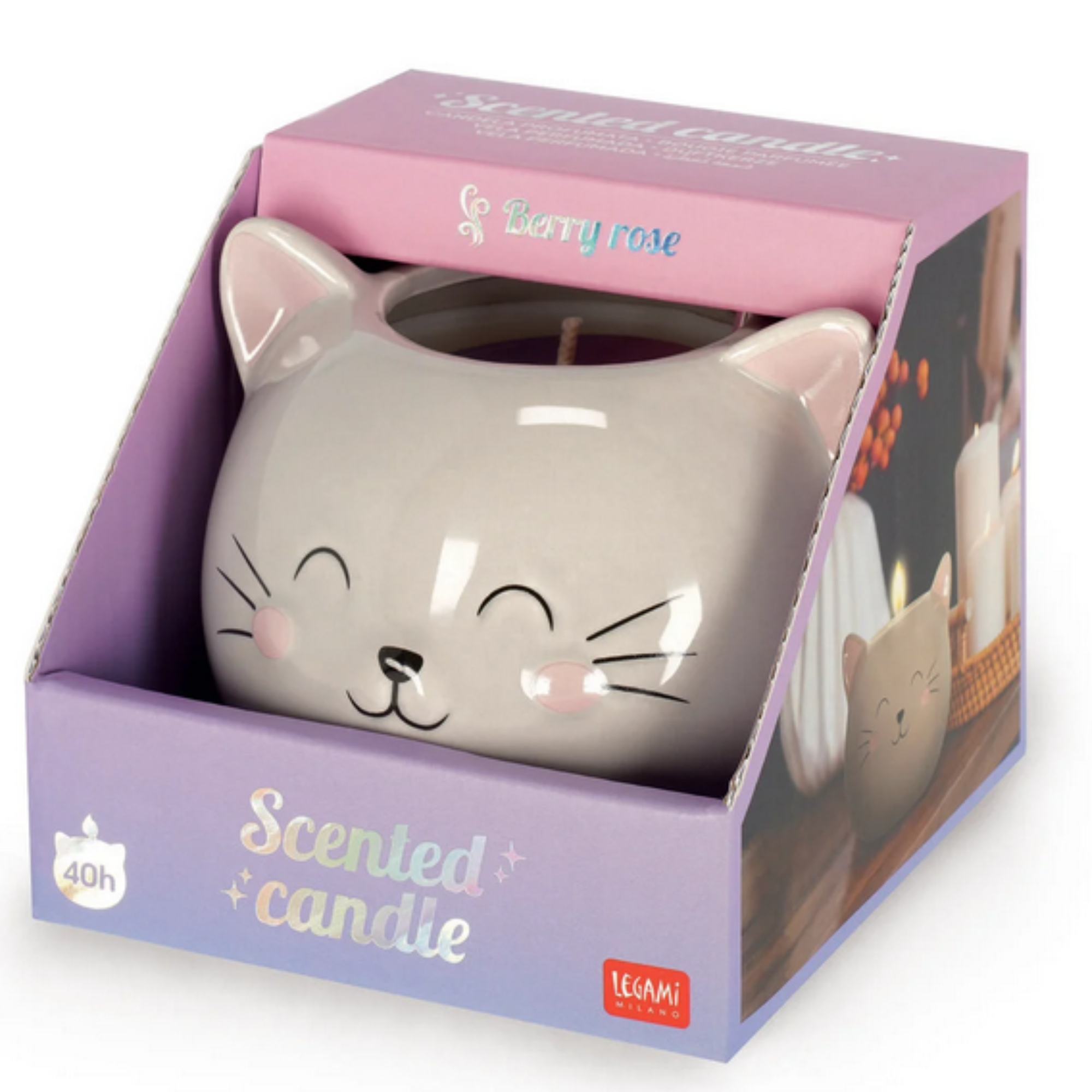 Candela Profumata Legami Kitty – Candela Decorativa con Fragranza Unica