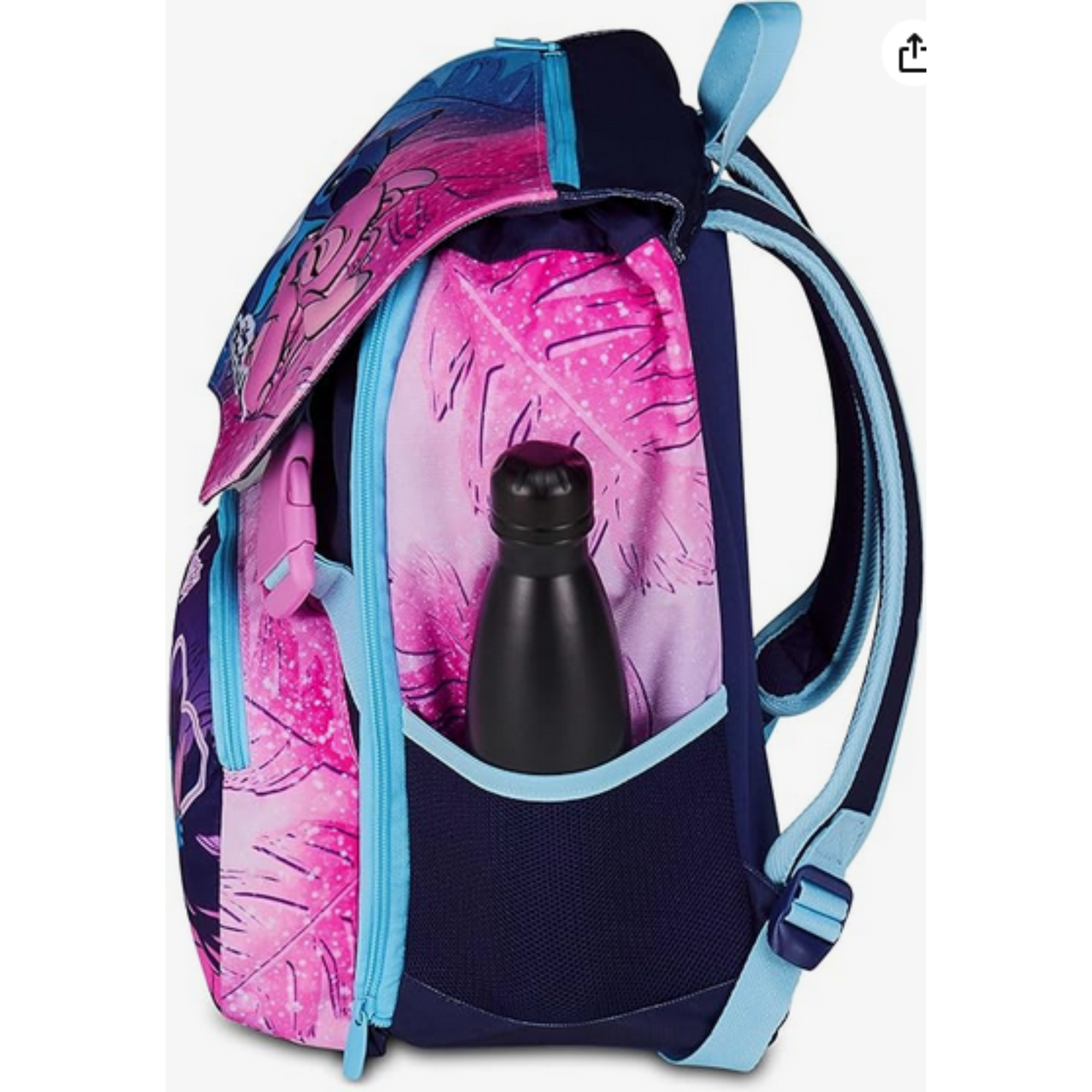 Zaino Scuola Doppio Scomparto Estensibile Seven Lilo & Stitch Disney - In Offerta