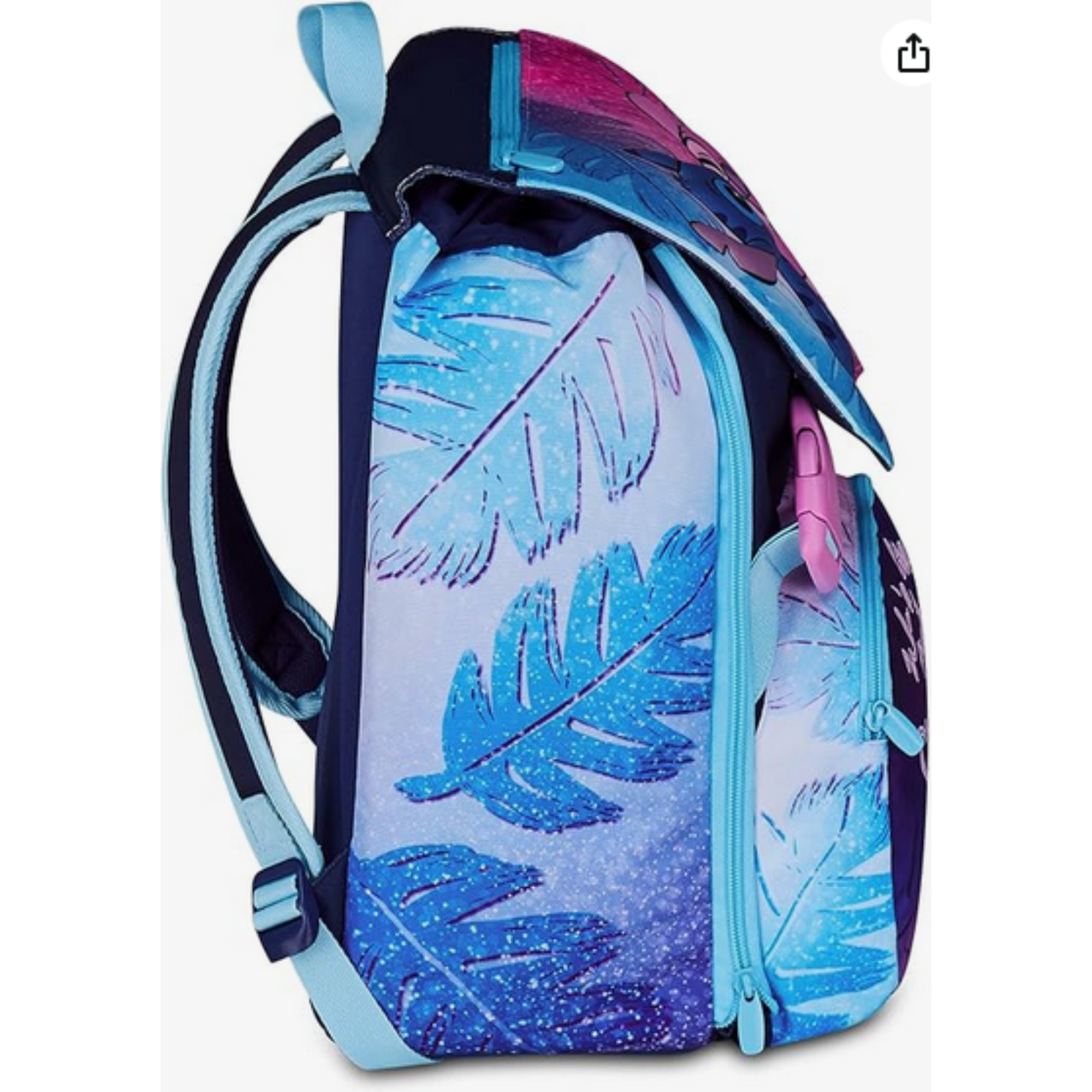 Zaino Scuola Doppio Scomparto Estensibile Seven Lilo & Stitch Disney - In Offerta