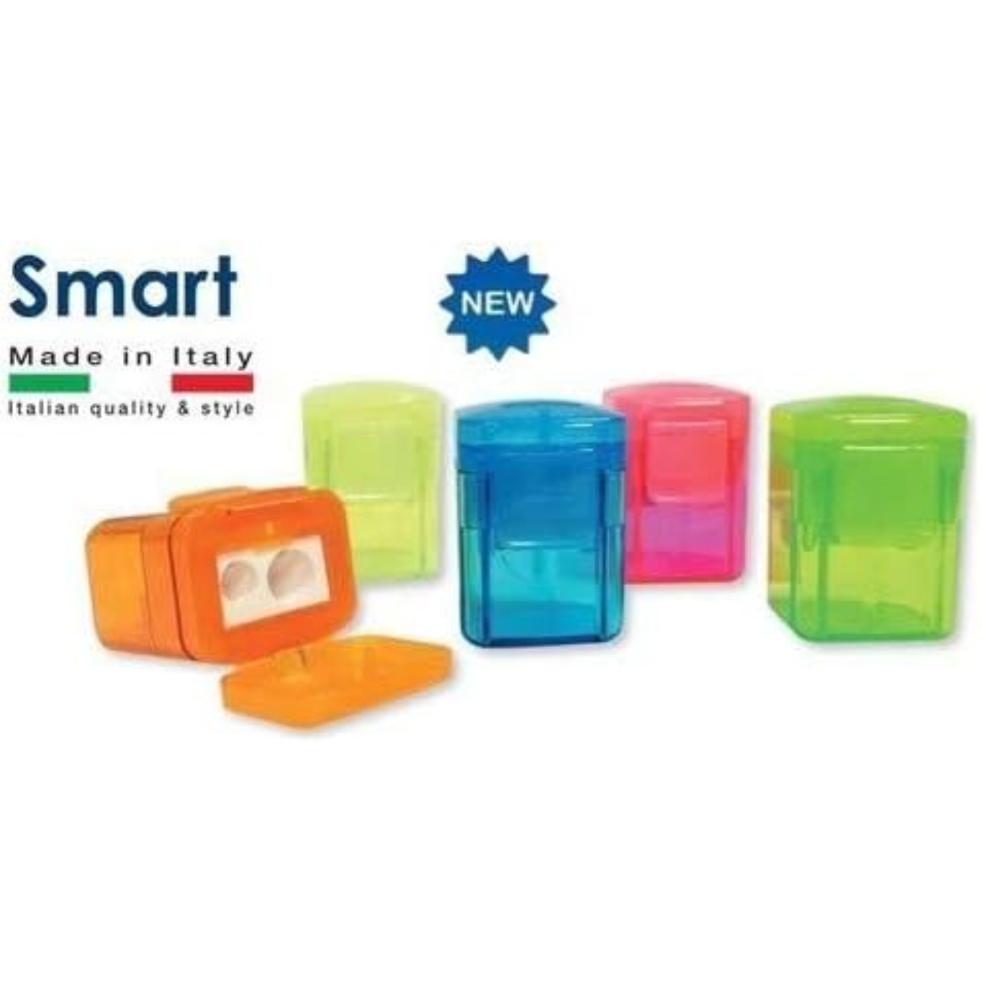 Temperamatite 2 fori Arda con contenitore