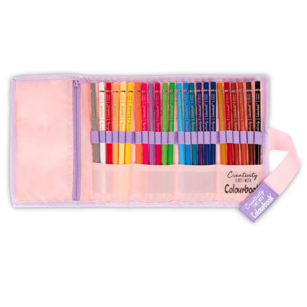Astuccio Portapastelli a Rotolo Creativity – 24 Colori – 4 Fantasie Disponibili
