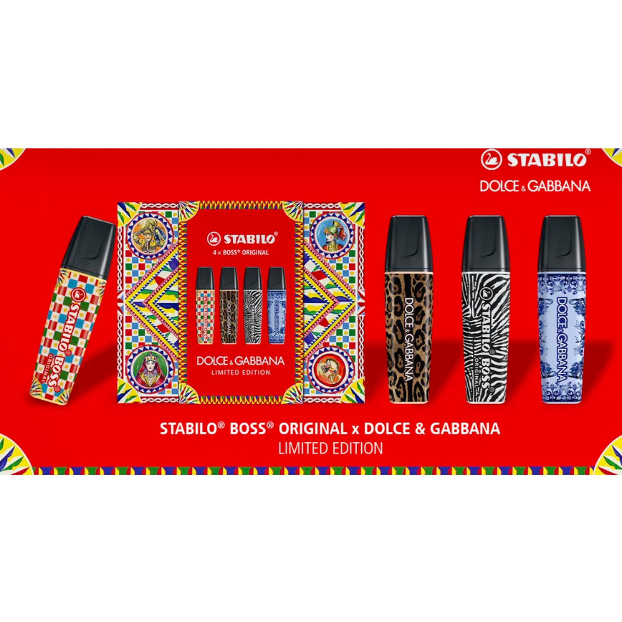 EVIDENZIATORI STABILO BOSS X DOLCE E GABBANA SOTTOCOSTO