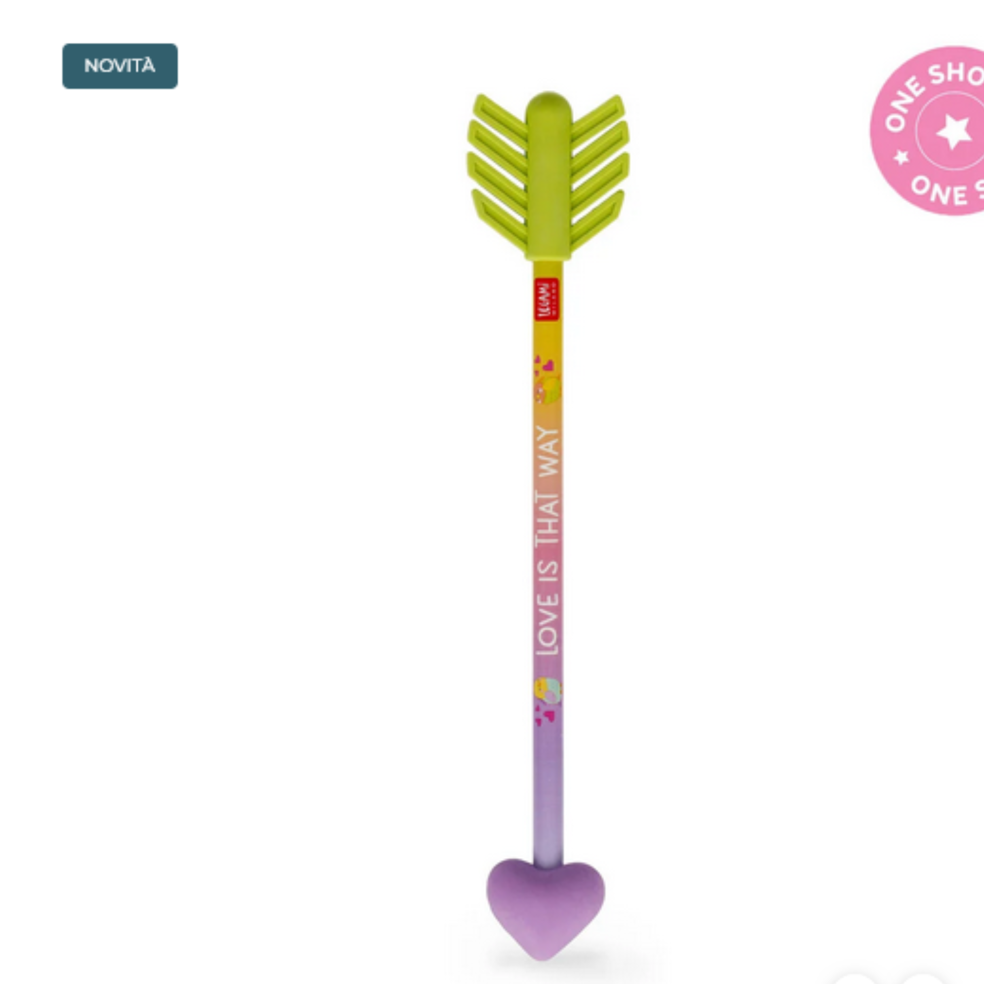 Matita con Due Gomme Profumate Legami - Go Cupid! San Valentino - Matita Romantica