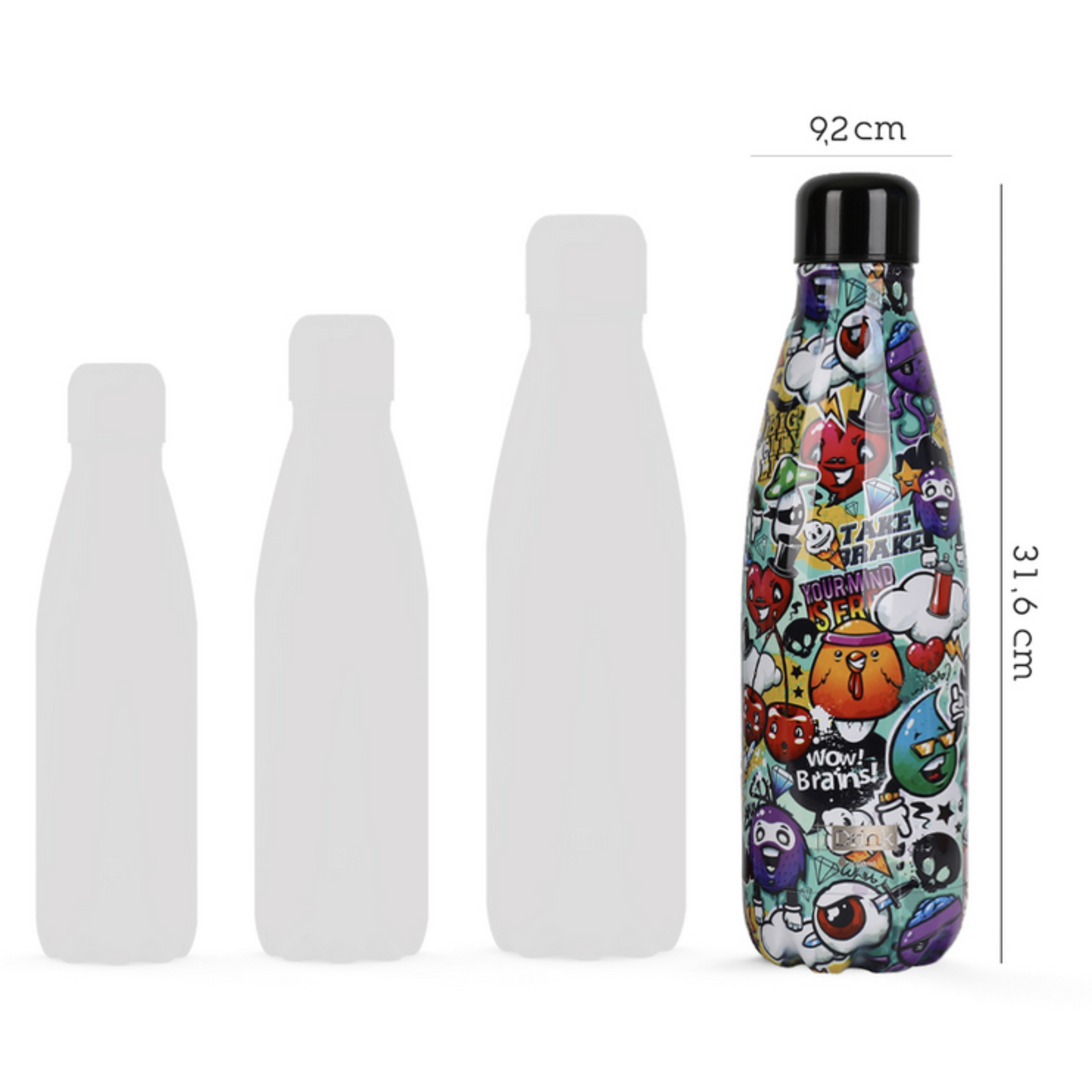 Borraccia Termica Itotal 1000ml (1 Litro) Urban - Maxi Capacità