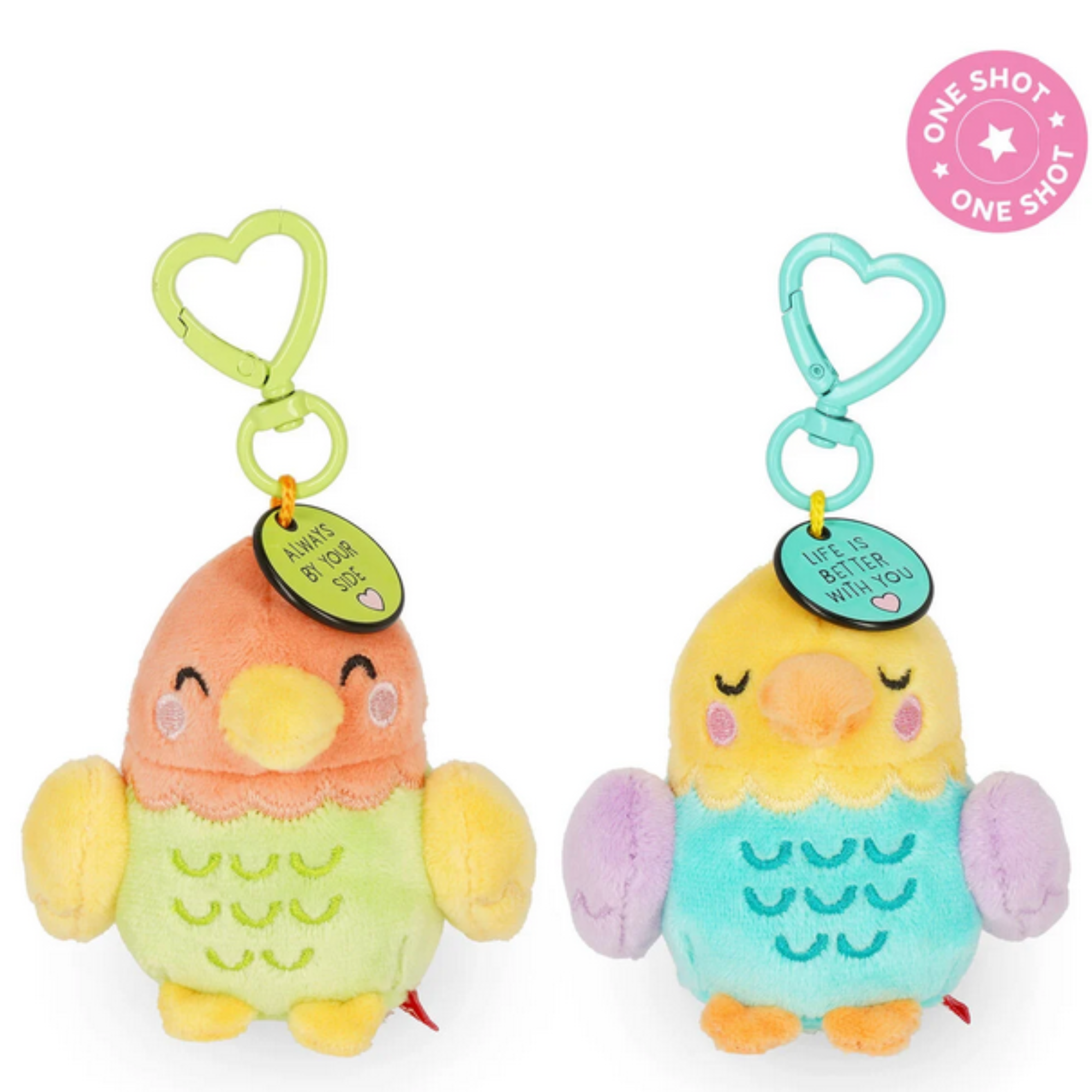 2 Portachiavi con Peluche - Super Soft! - Tiny