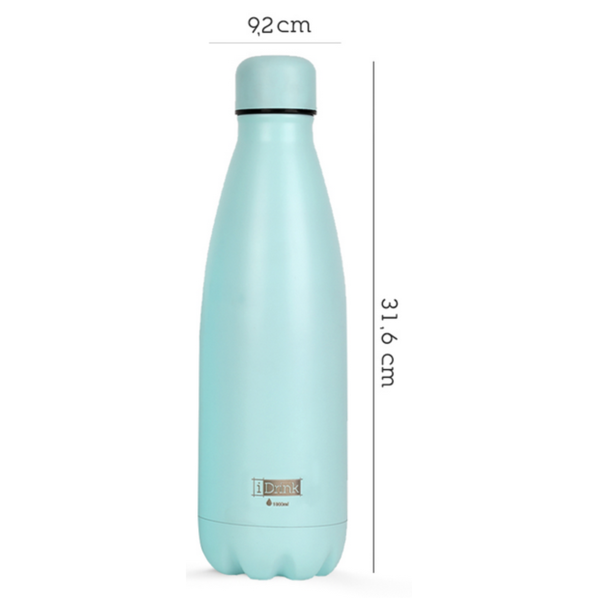 Borraccia Termica Itotal 1000ml (1 Litro) Verde Pastello - Maxi Capacità