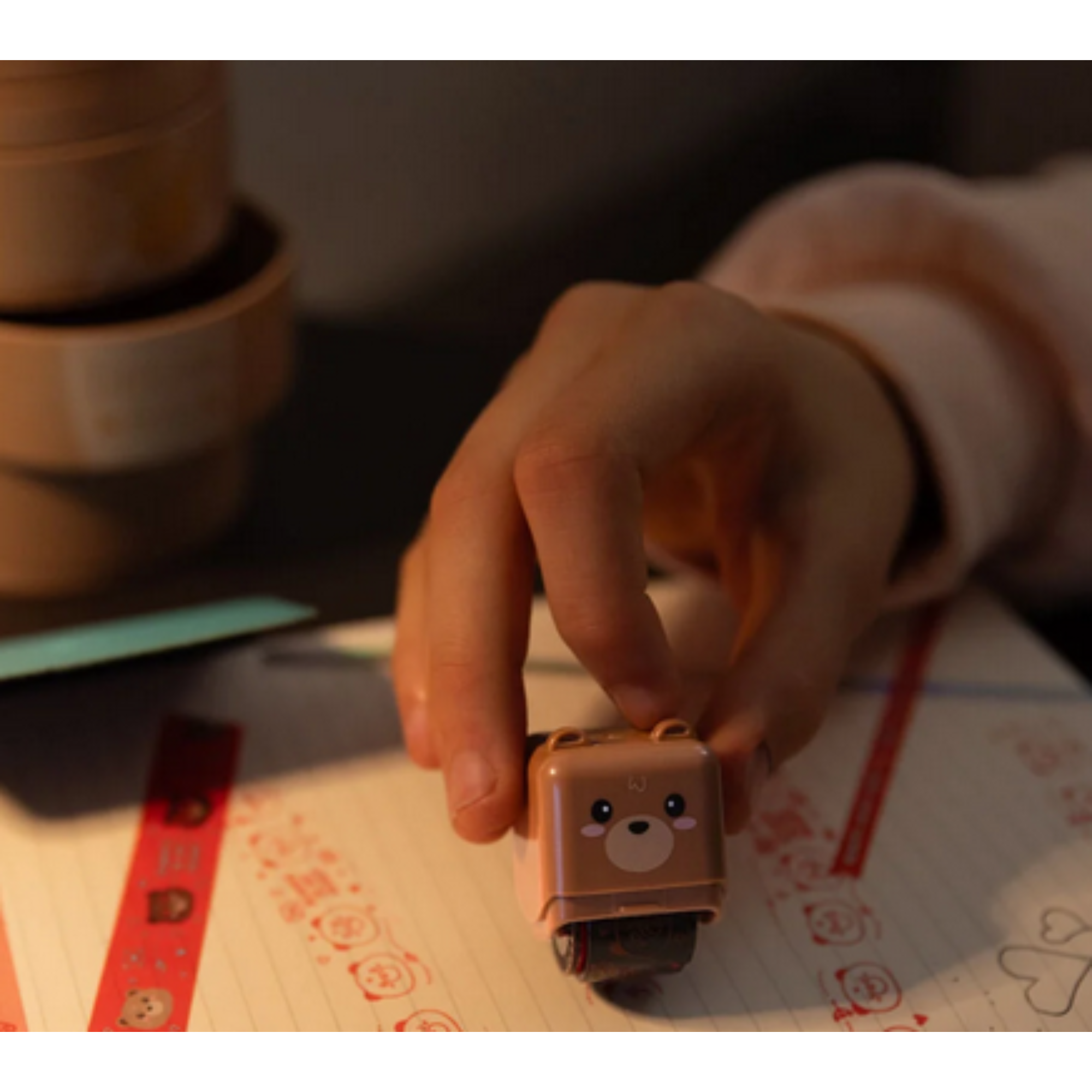 Set 5 Nastri Adesivi Decorativi Teddy Bear - Tape By Tape - Legami San Valentino